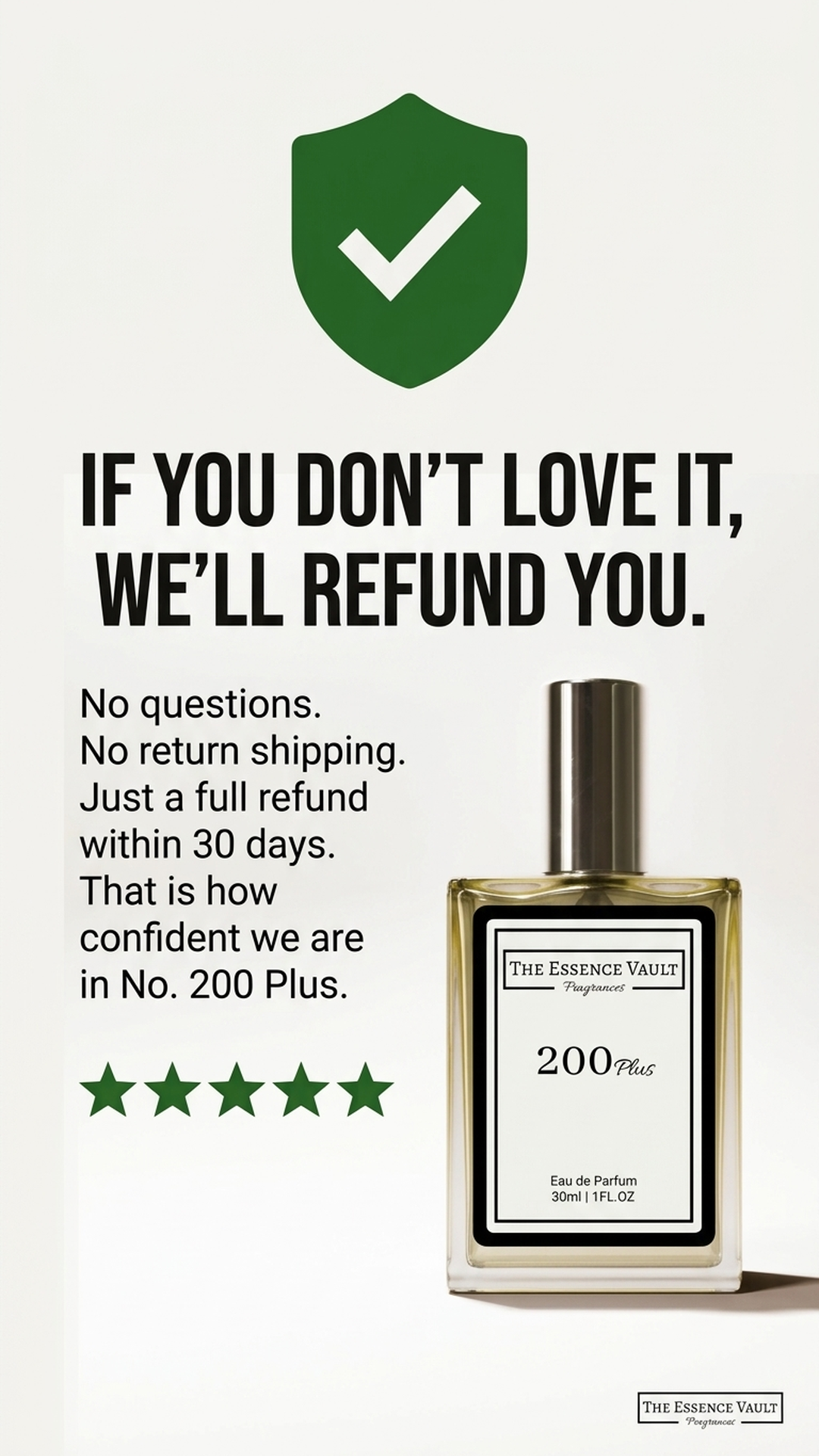 The Essence Vault Facebook ad