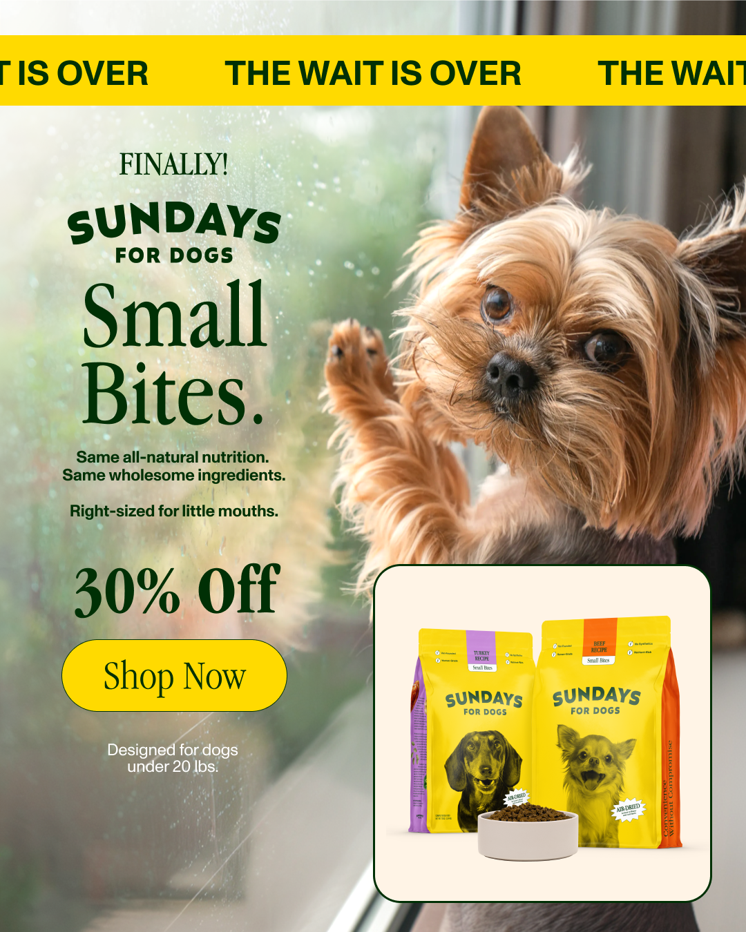 Sundays Facebook ad
