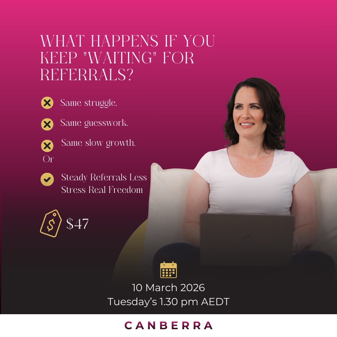 Vanessa Norman Facebook ad: The 3-Part NDIS Referrals Framework