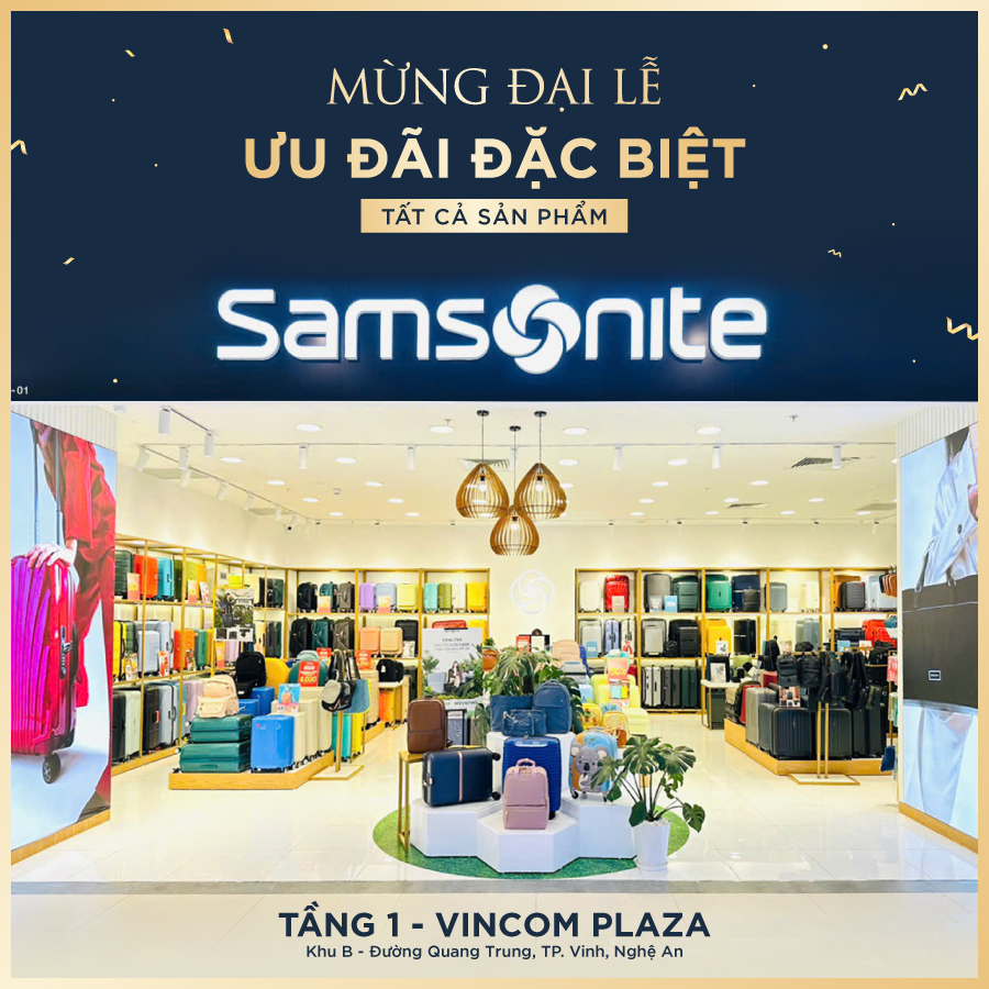 Samsonite Facebook ad from Apr 17, 2026