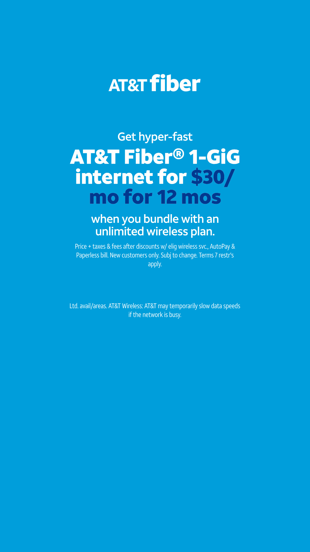 AT&T Facebook ad