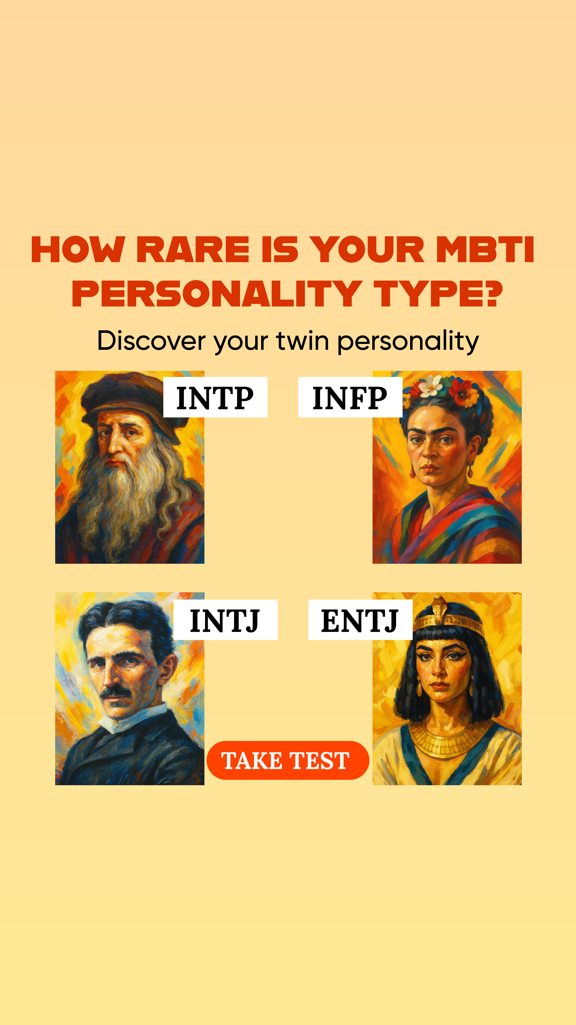 Personality Type Facebook ad