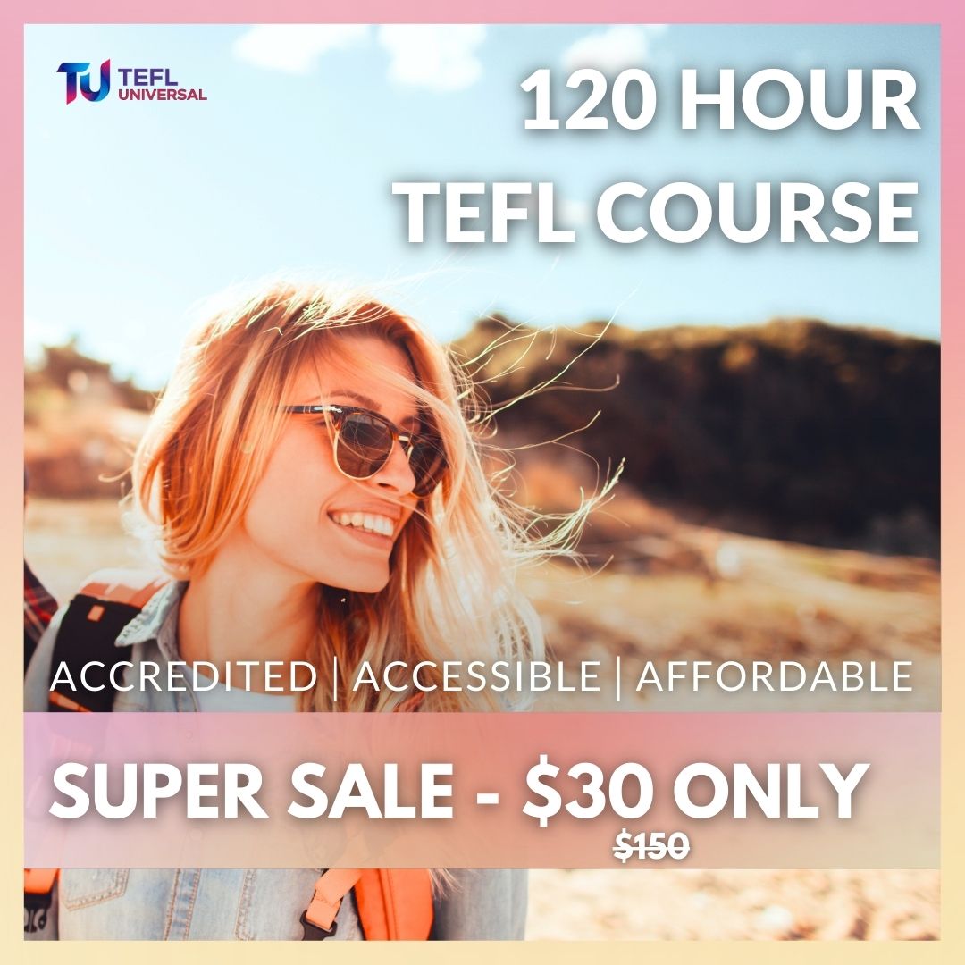 TEFL Universal Facebook ad
