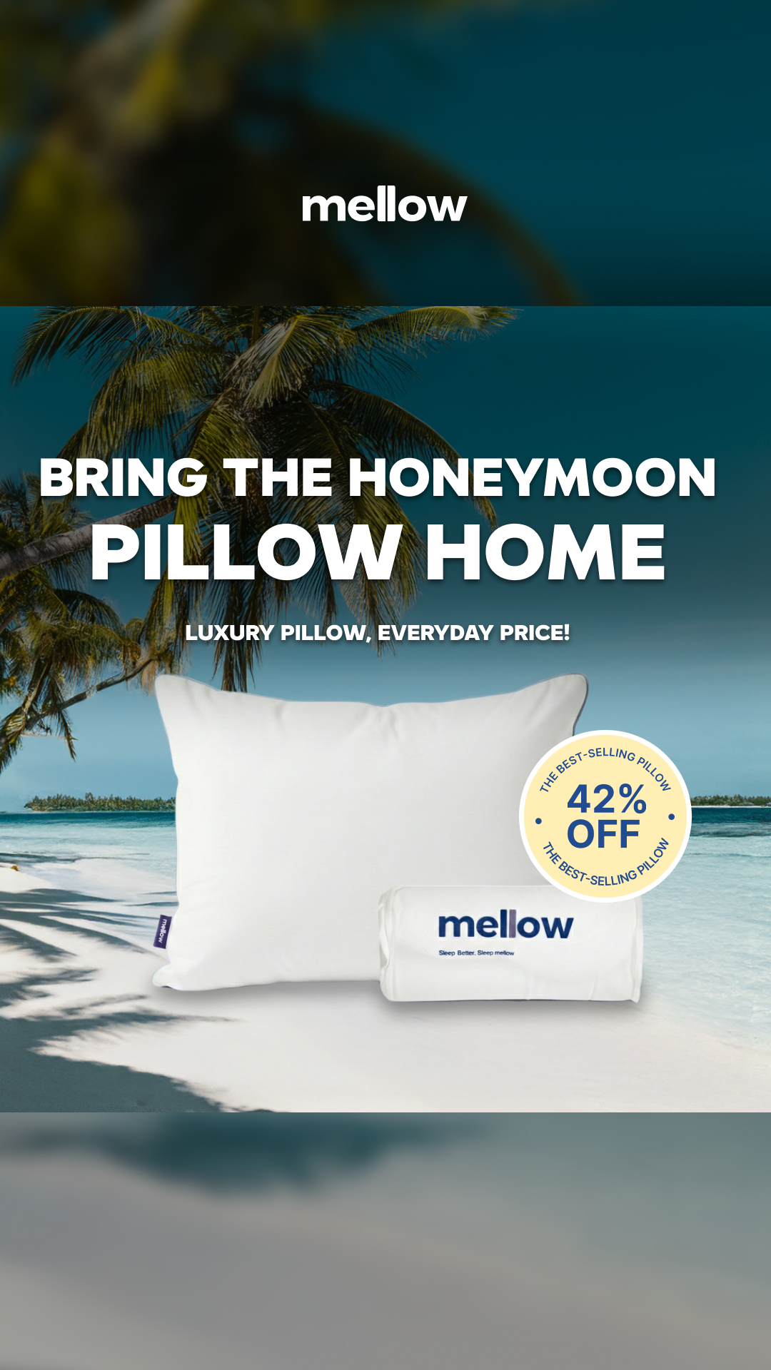 Mellow Sleep Cloud Pillow Facebook ad
