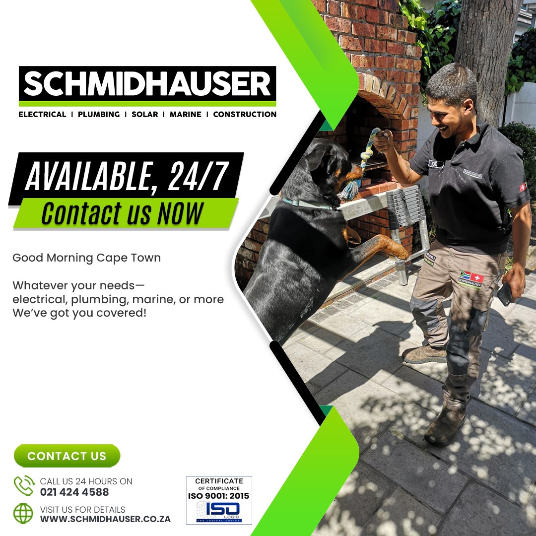 Schmidhauser Electrical & Plumbing Facebook ad from Apr 23, 2025