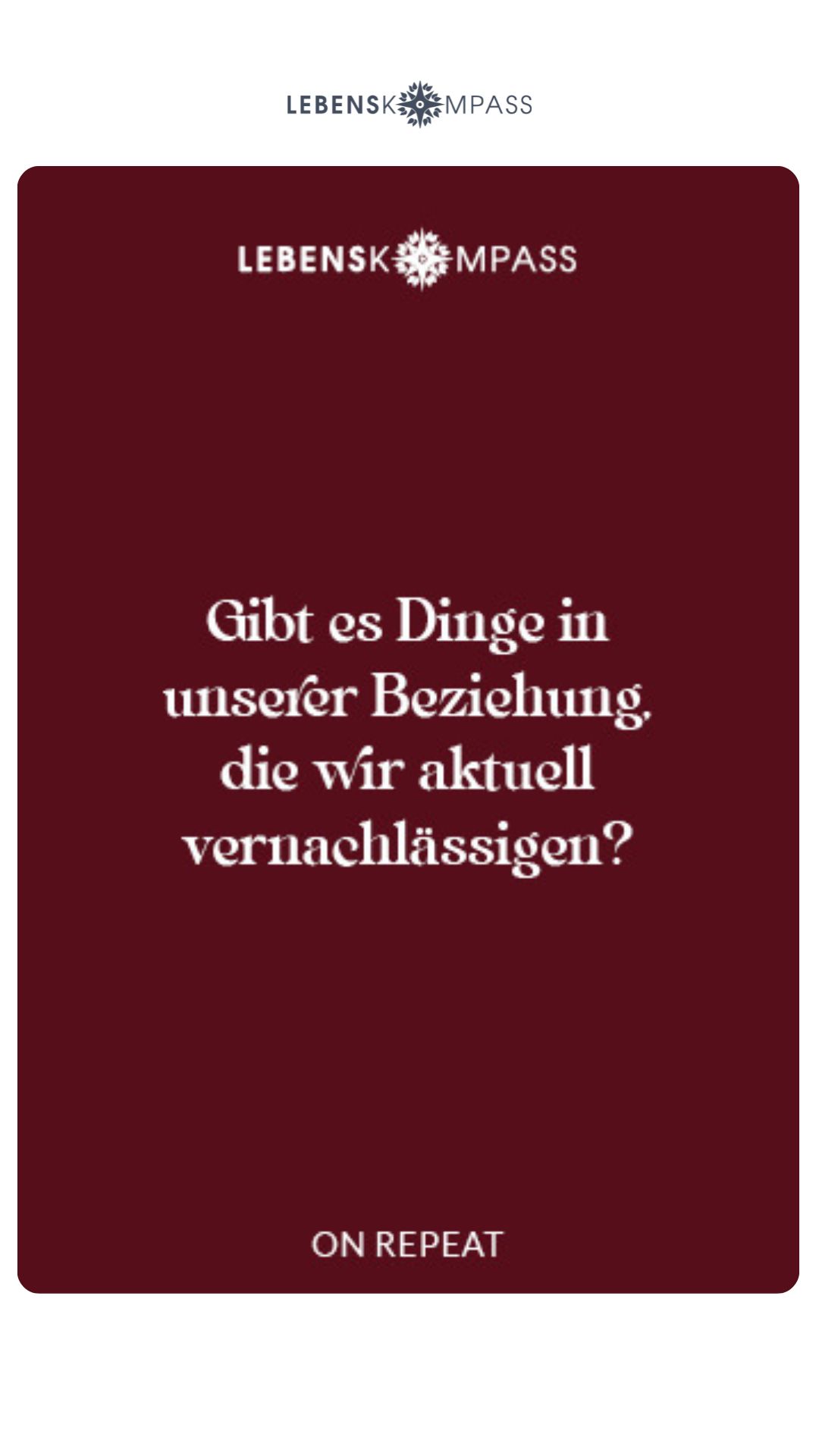 Lebenskompass Facebook ad