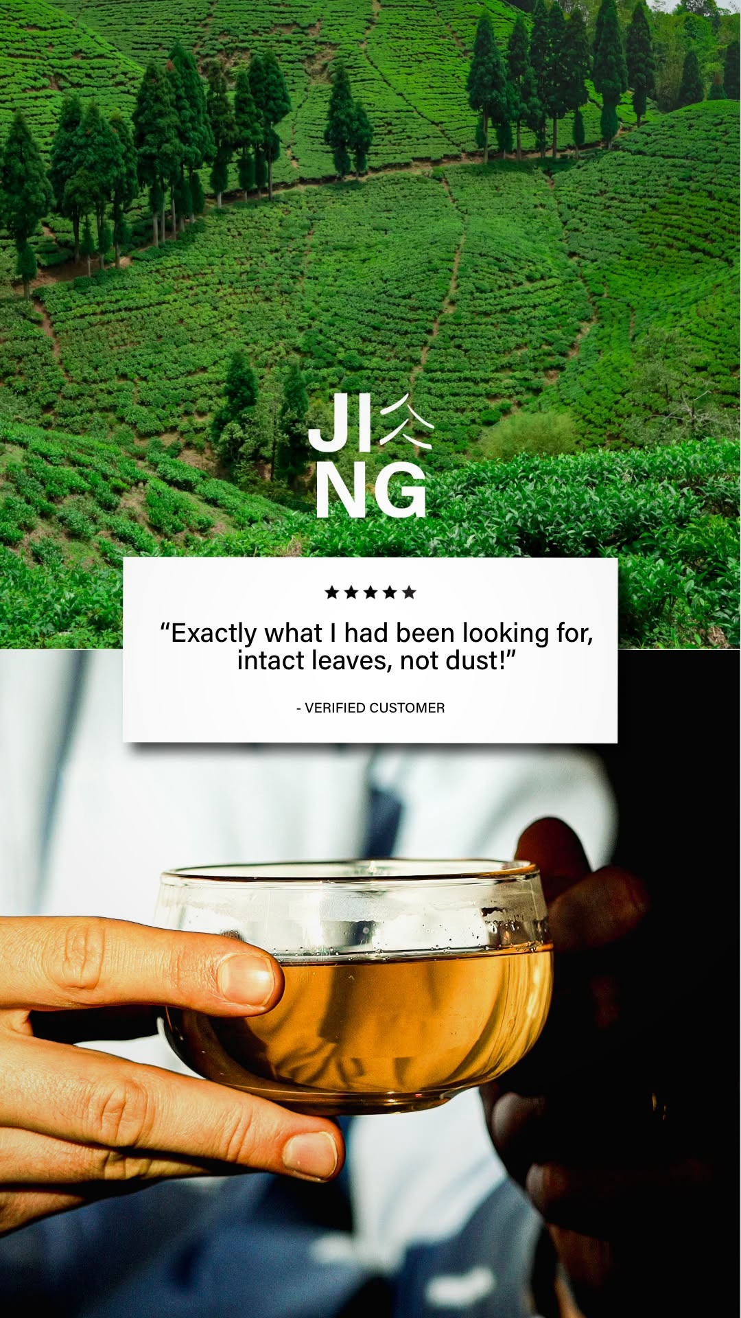 JING Tea Facebook ad: Discover JING Tea