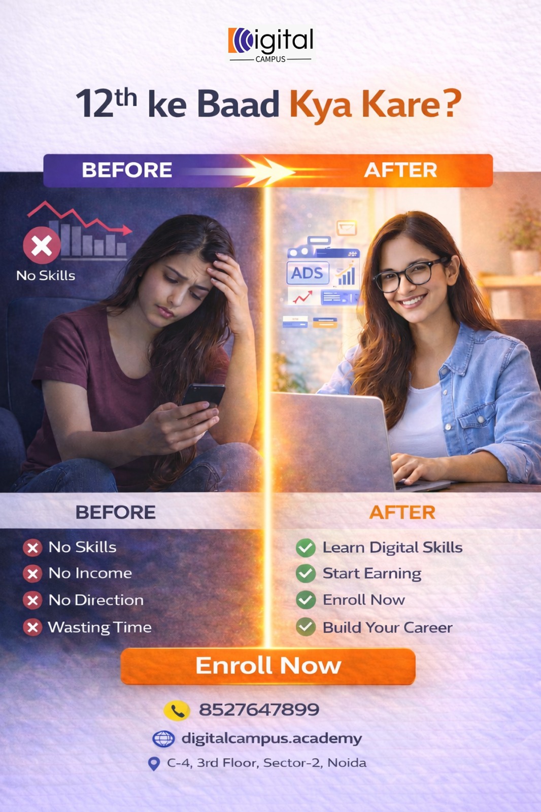 Digital Campus Academy Facebook ad from May 18, 2026