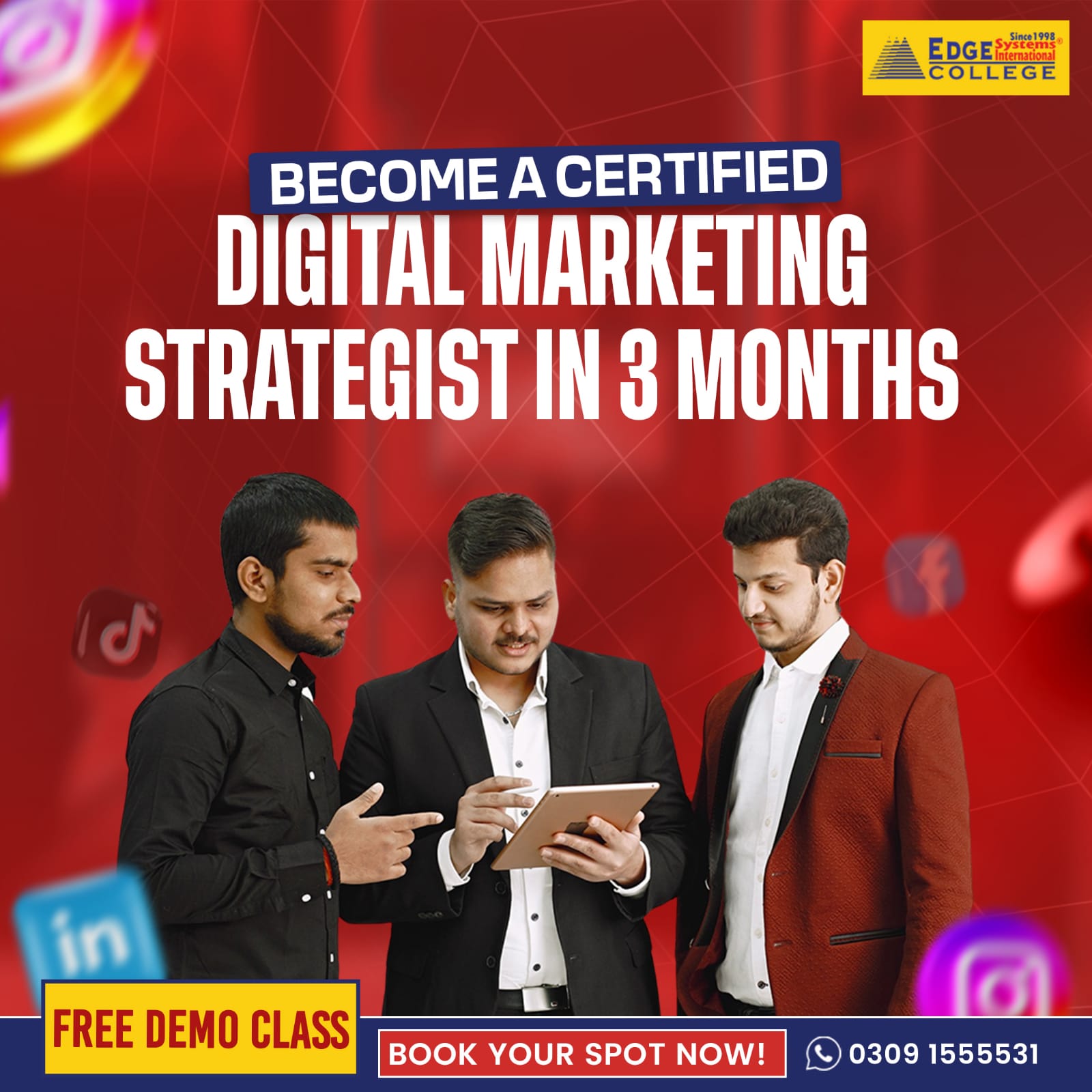 EDGE COLLEGE Facebook ad