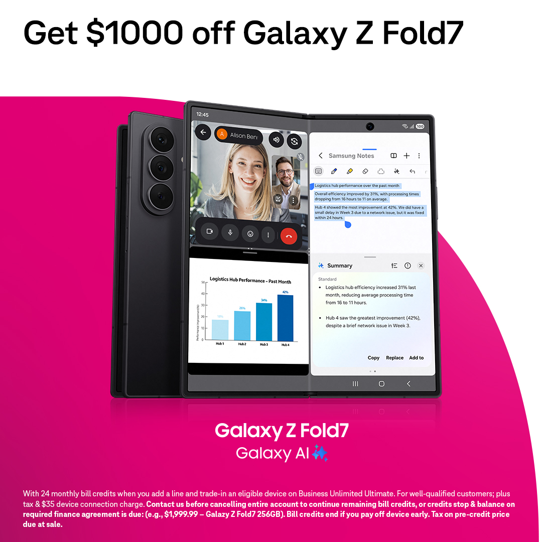 T-Mobile for Business Facebook ad