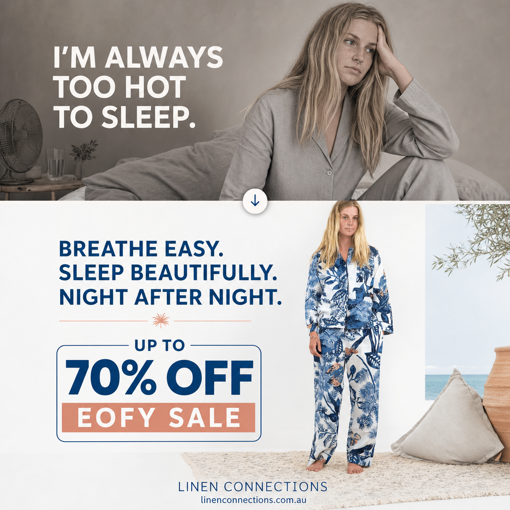 Linen Connections Facebook ad