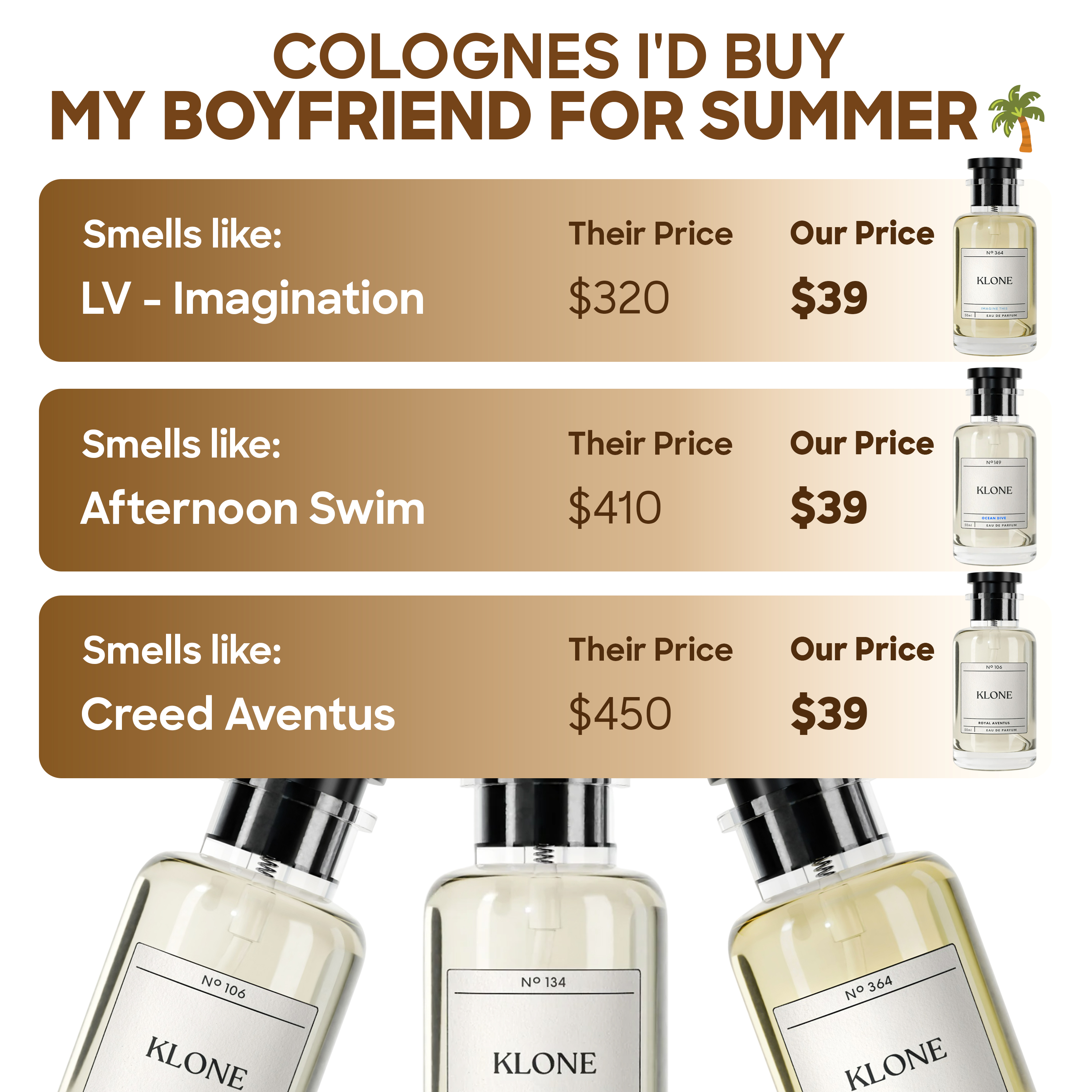 Klone Scents Facebook ad