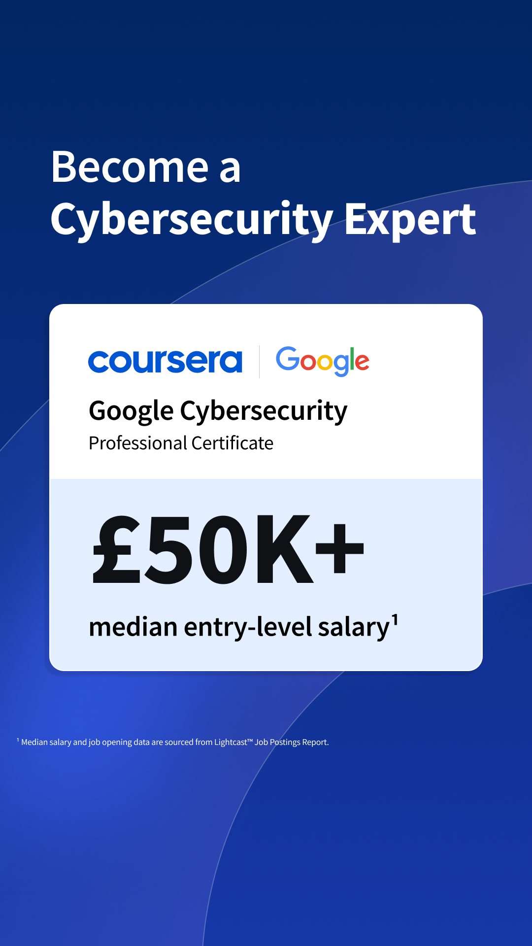 Coursera Facebook ad