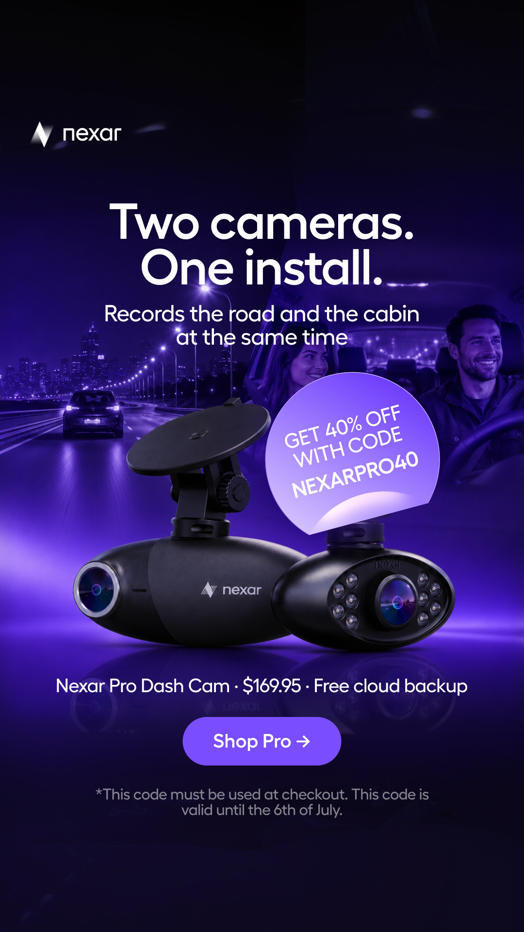 Nexar Facebook ad from Jun 27, 2026