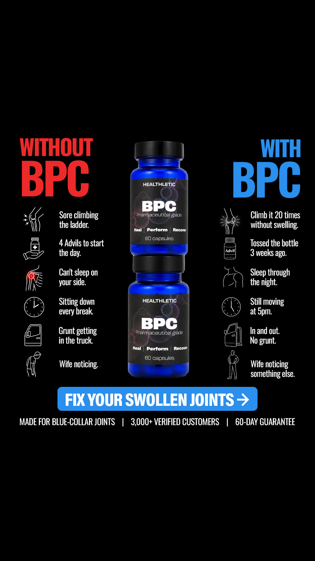 Healthletic US News Facebook ad: The Hidden Reason Your Body Stopped Recovering