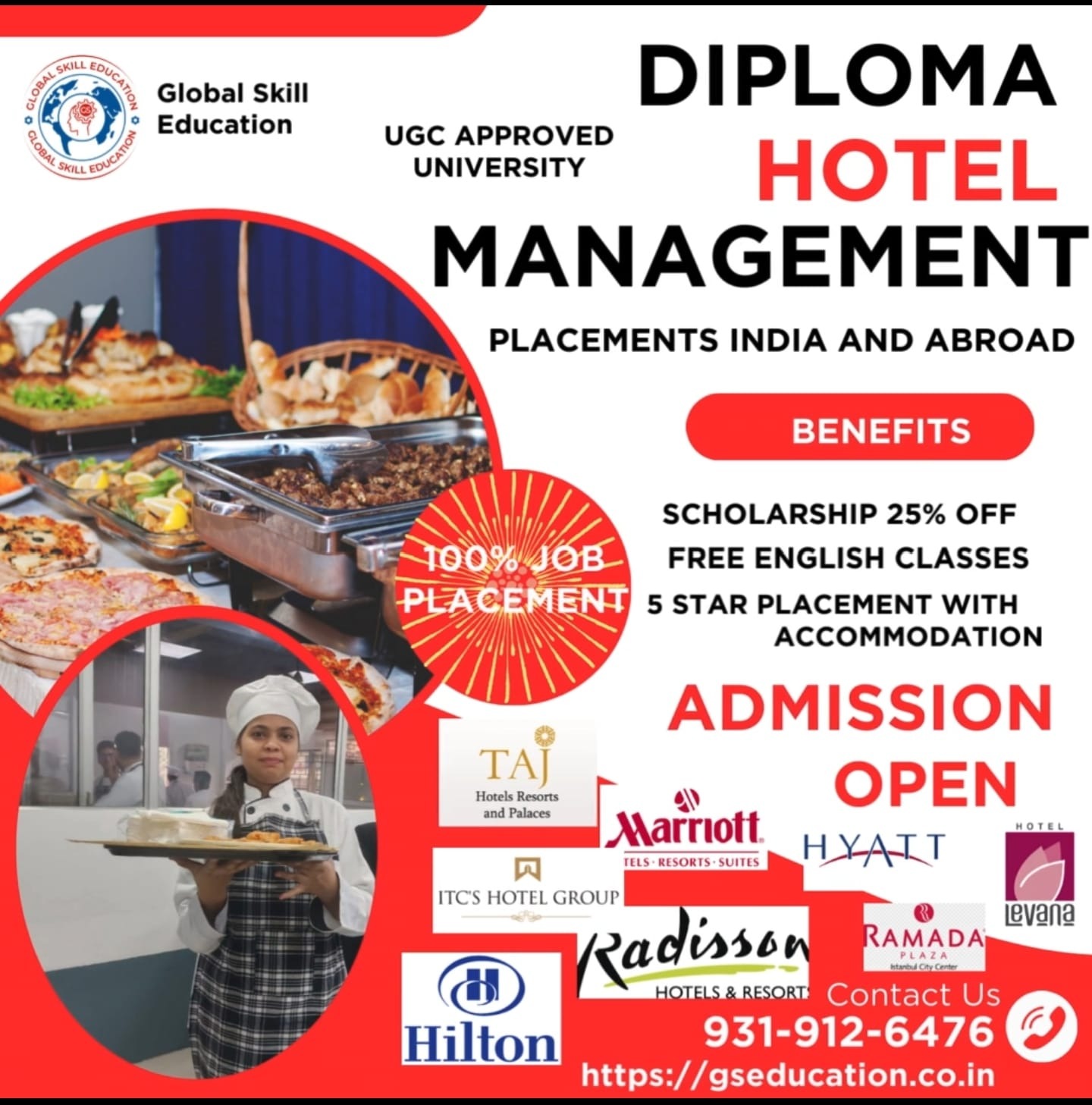 G.S Education Facebook ad: Chat with us
