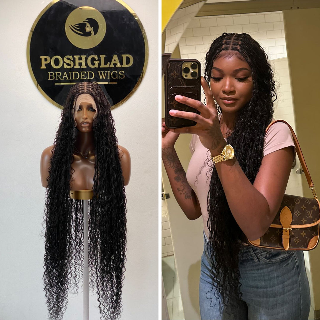 Poshglad Braided Wigs Facebook ad: New Year Flash Sale Take $20 OFF +…