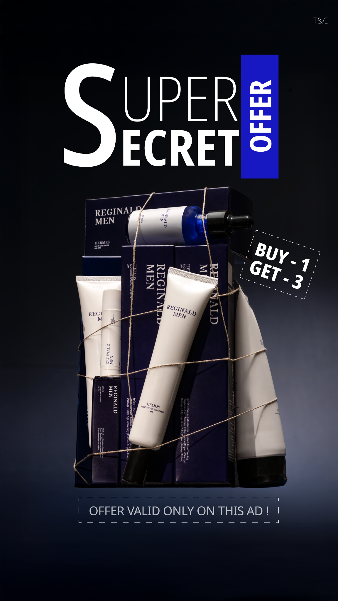 Reginald Men Facebook ad