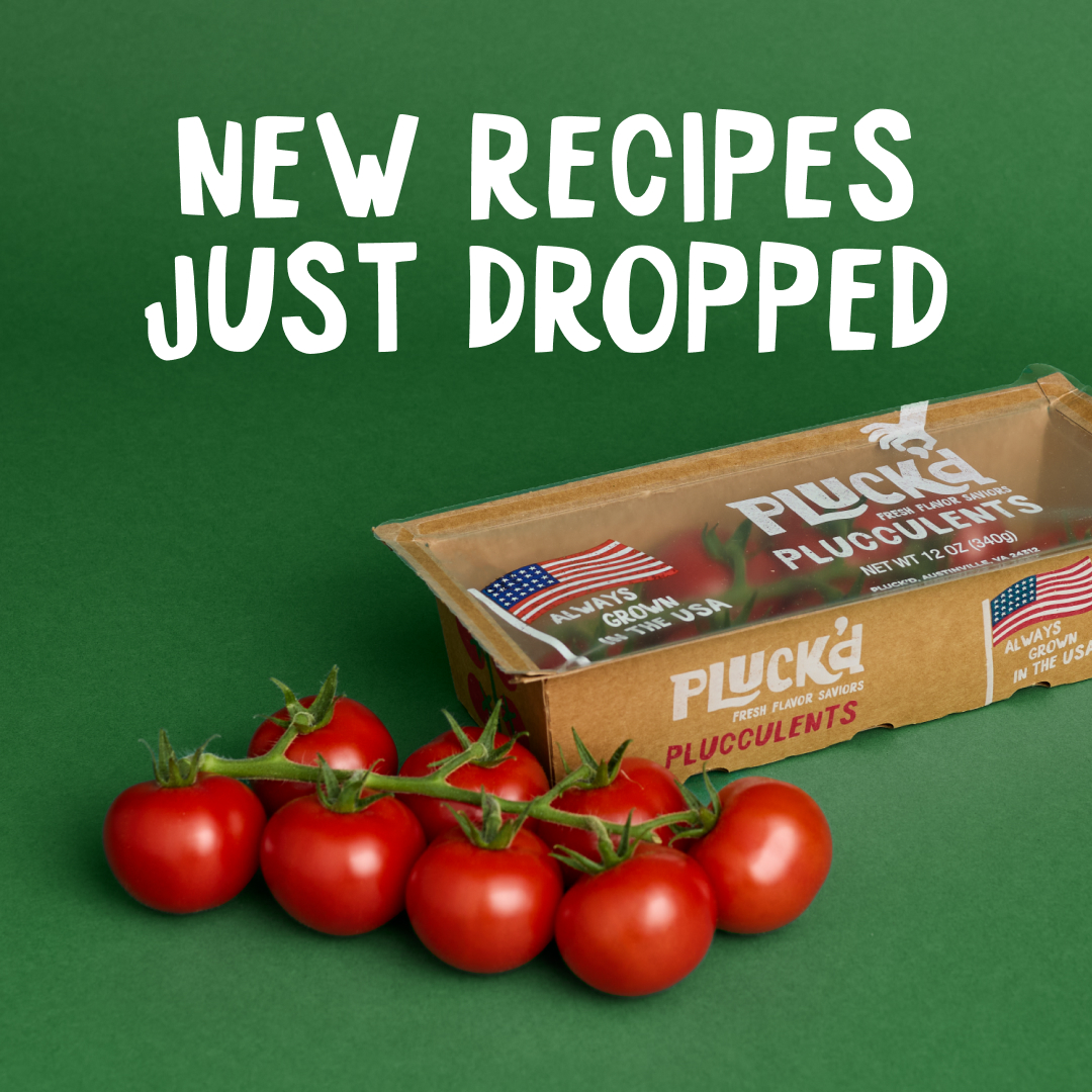 Pluck'd Facebook ad: Pluck around and find out about Pluck’d tomatoes.