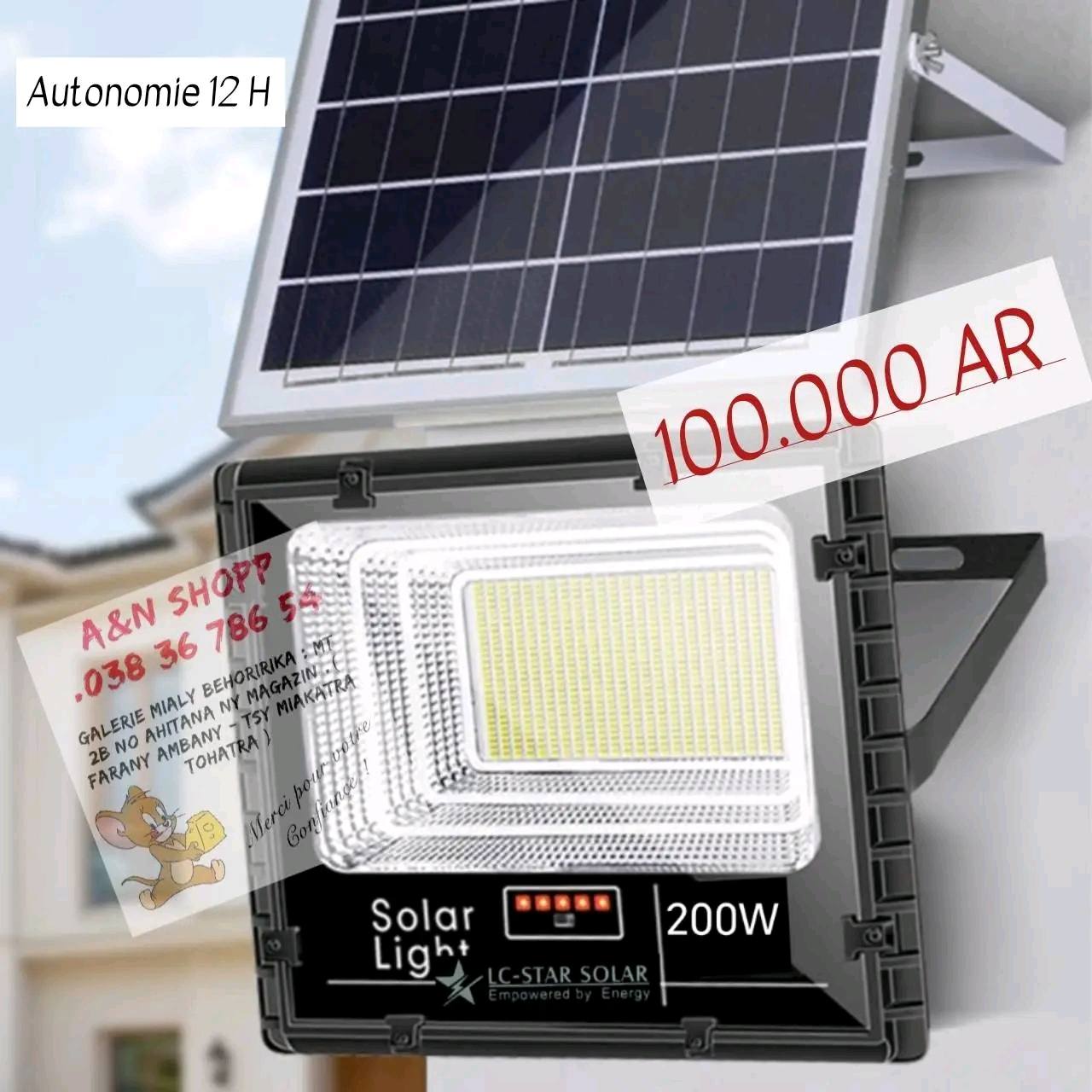 2Chances Facebook ad: PROJECTEUR SOLAIRE