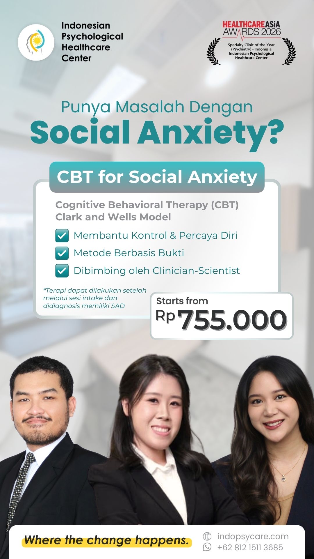 Indonesian Psychological Healthcare Center - Indopsycare Facebook ad