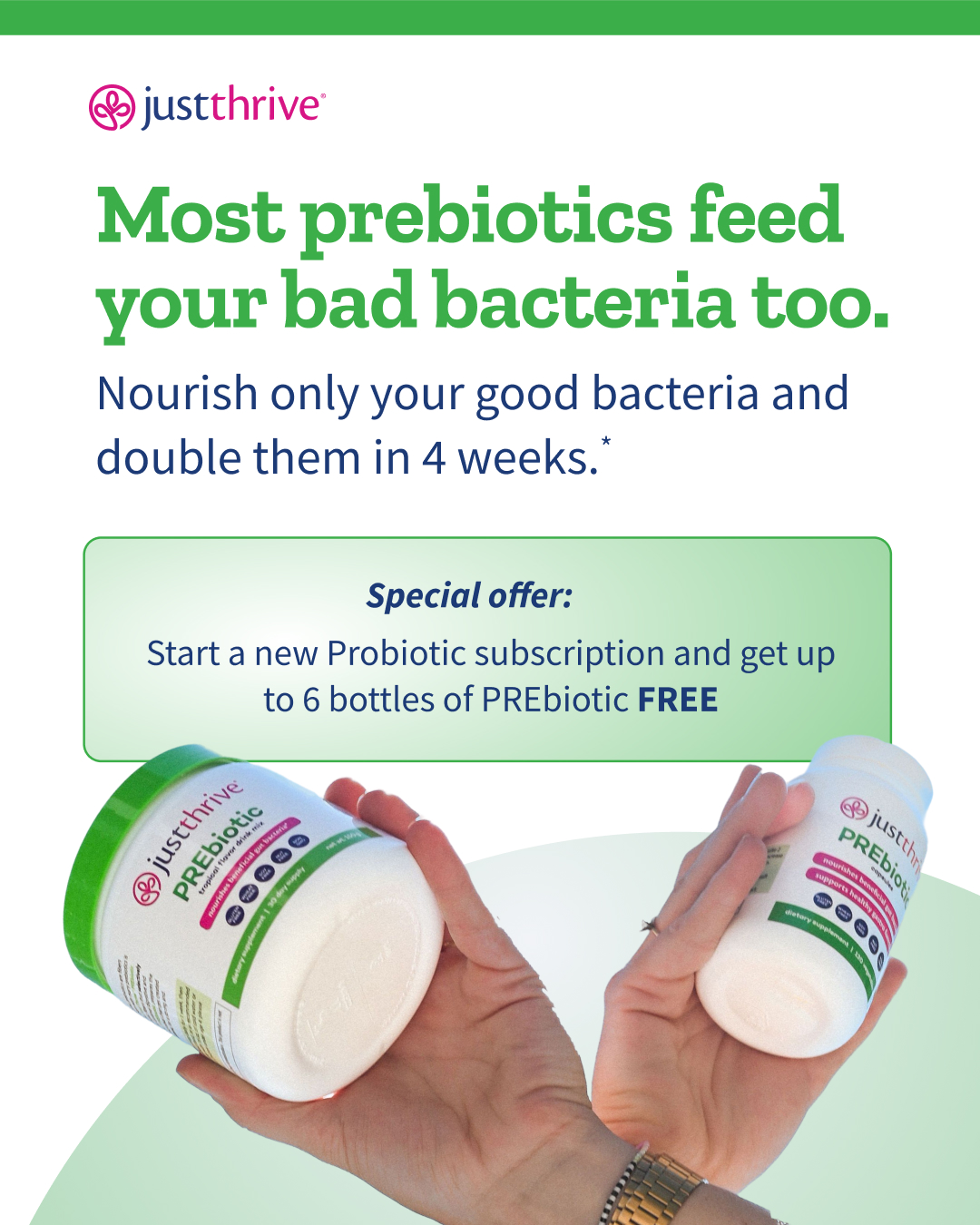 Just Thrive Facebook ad
