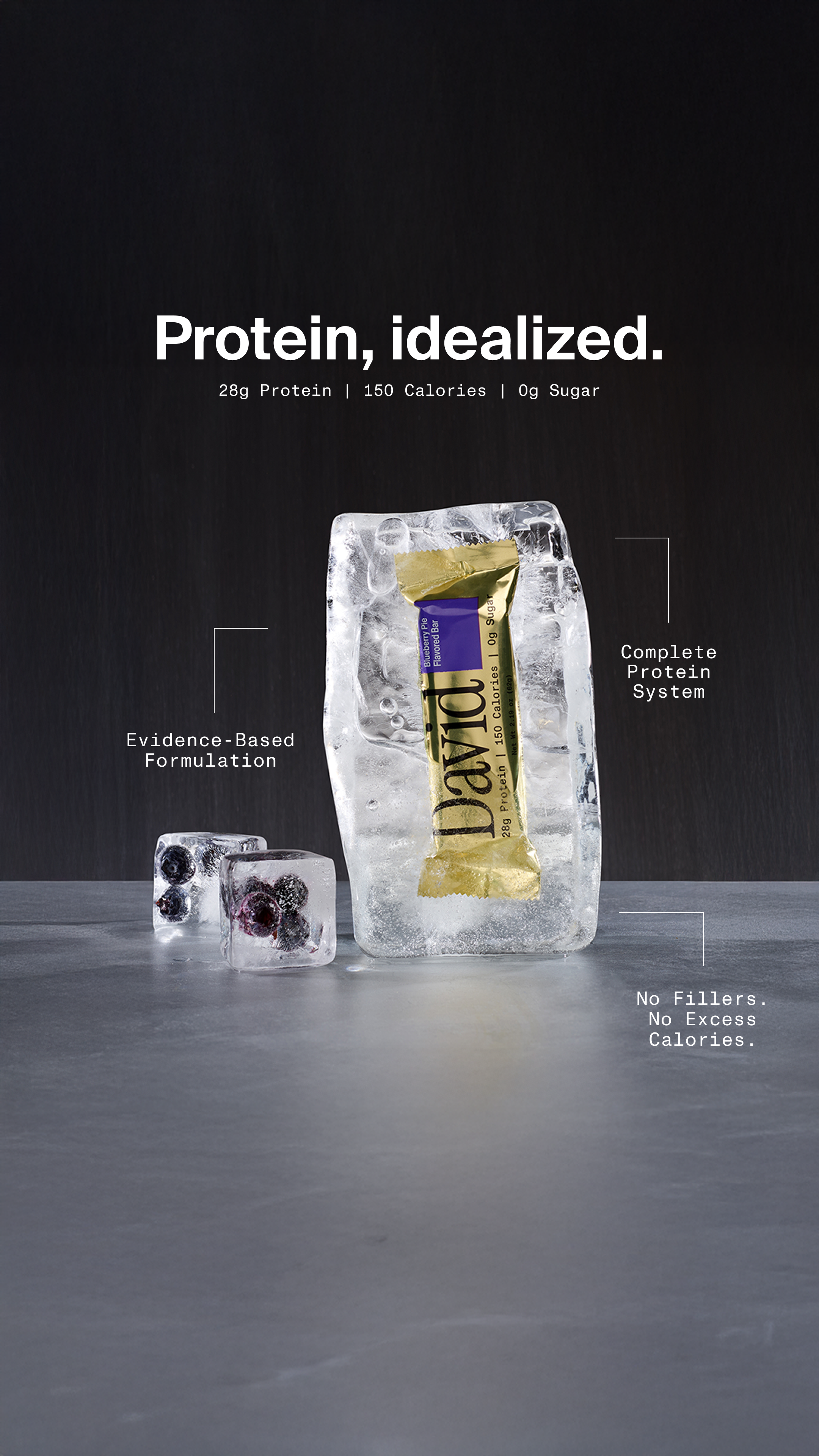 David Protein Facebook ad