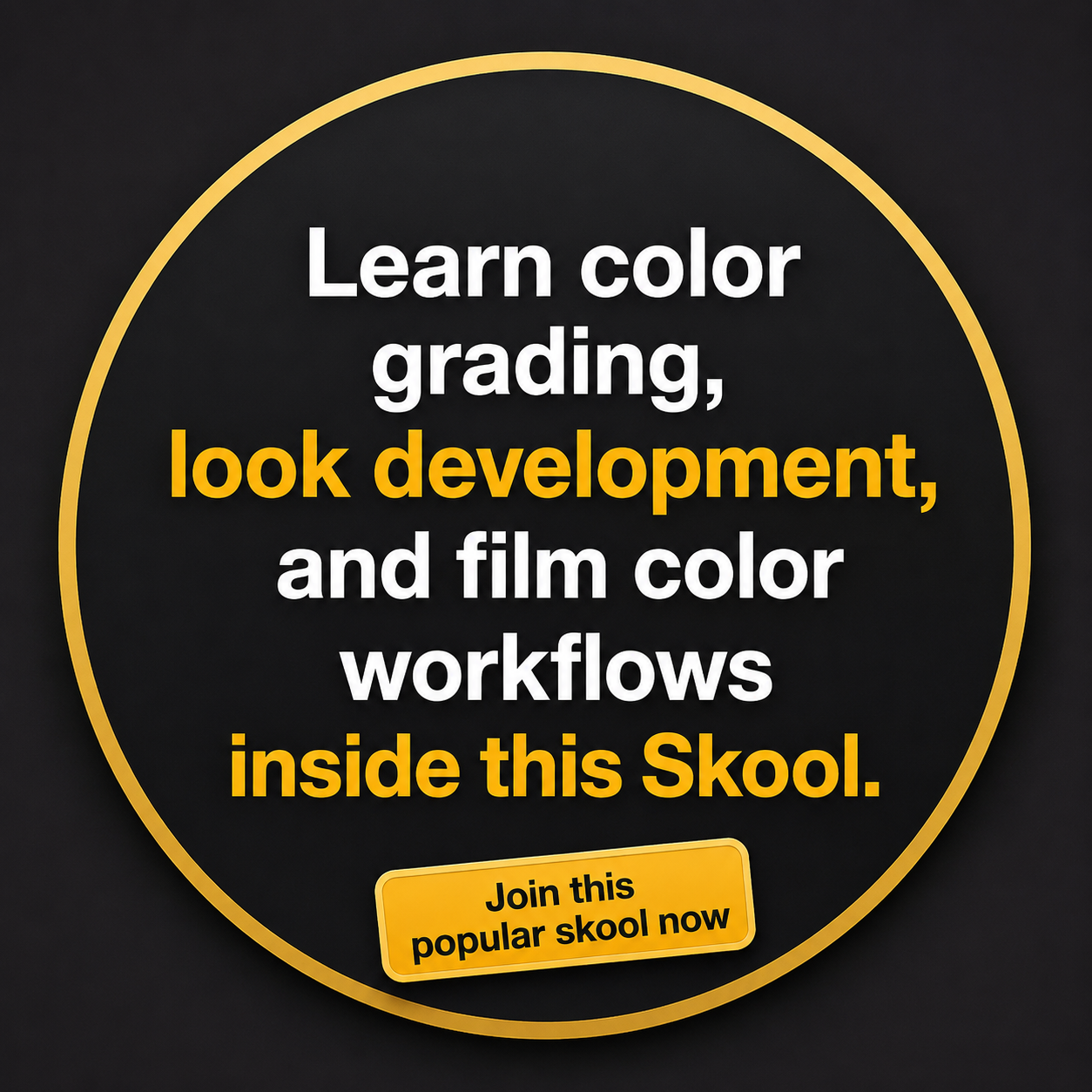 Skool Facebook ad
