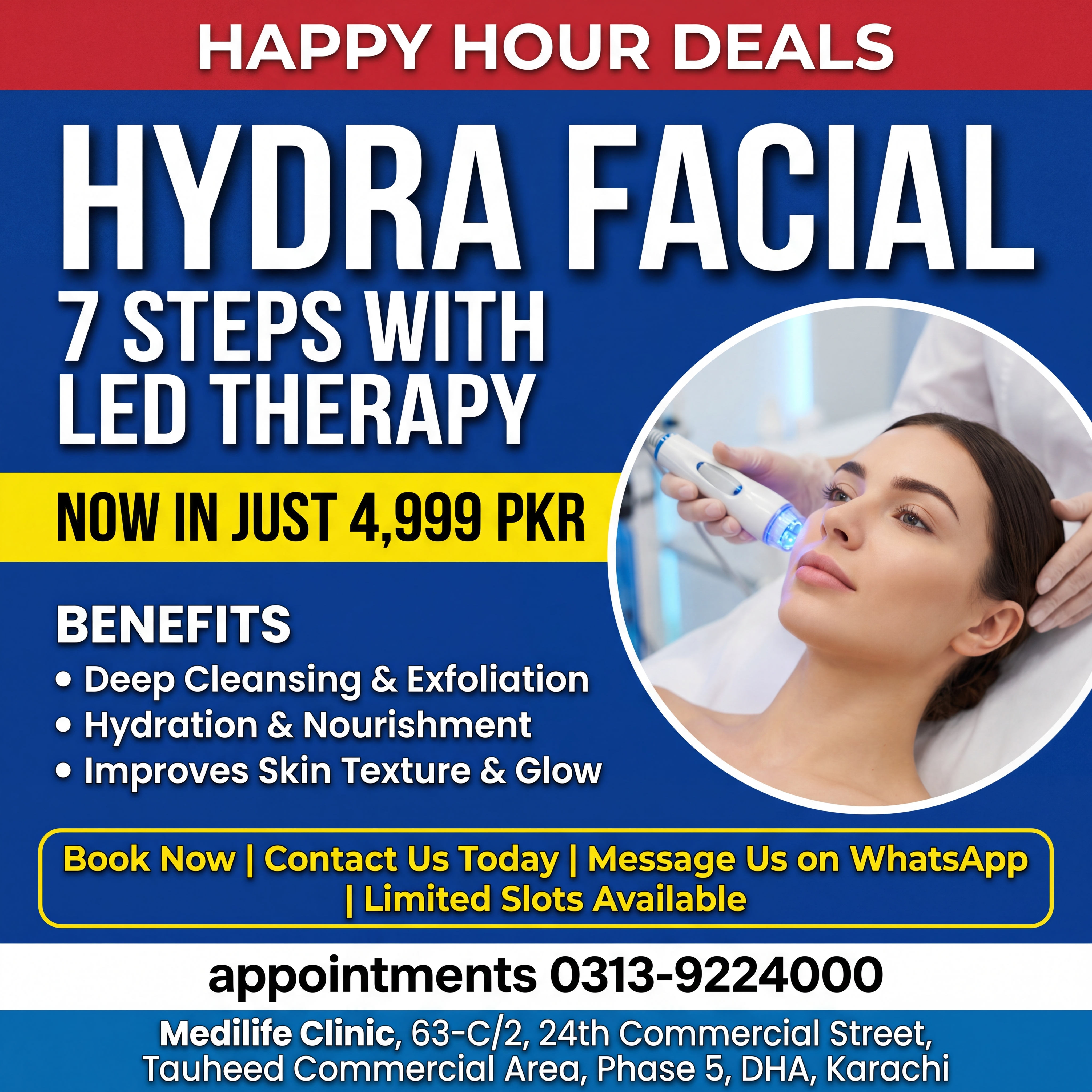 Medilife Clinics Facebook ad: Limited Time Only!