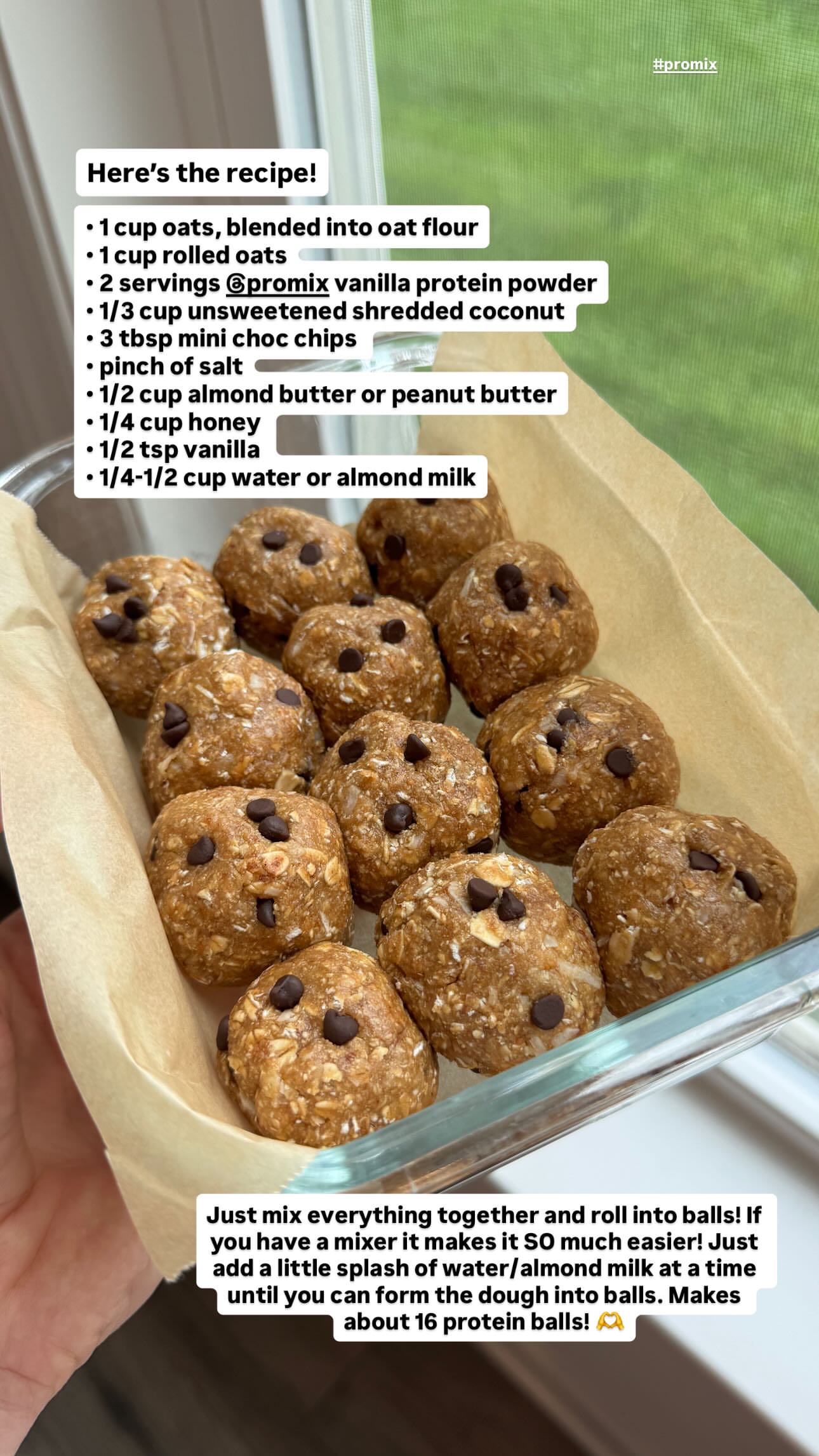 Claire Hodgins Facebook ad: Try Promix Protein