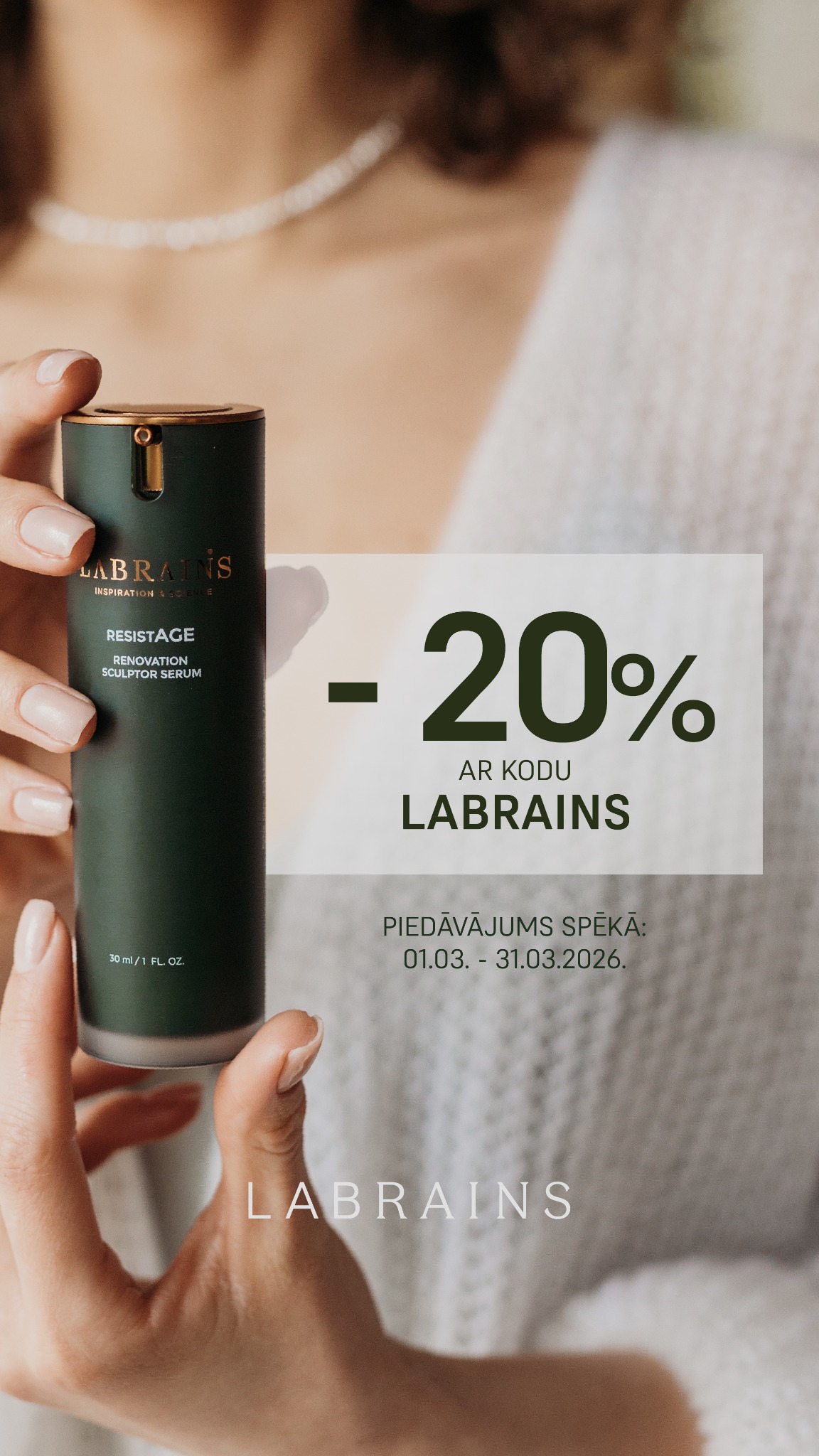 Labrains - Clean Beauty Premium Skincare Facebook ad