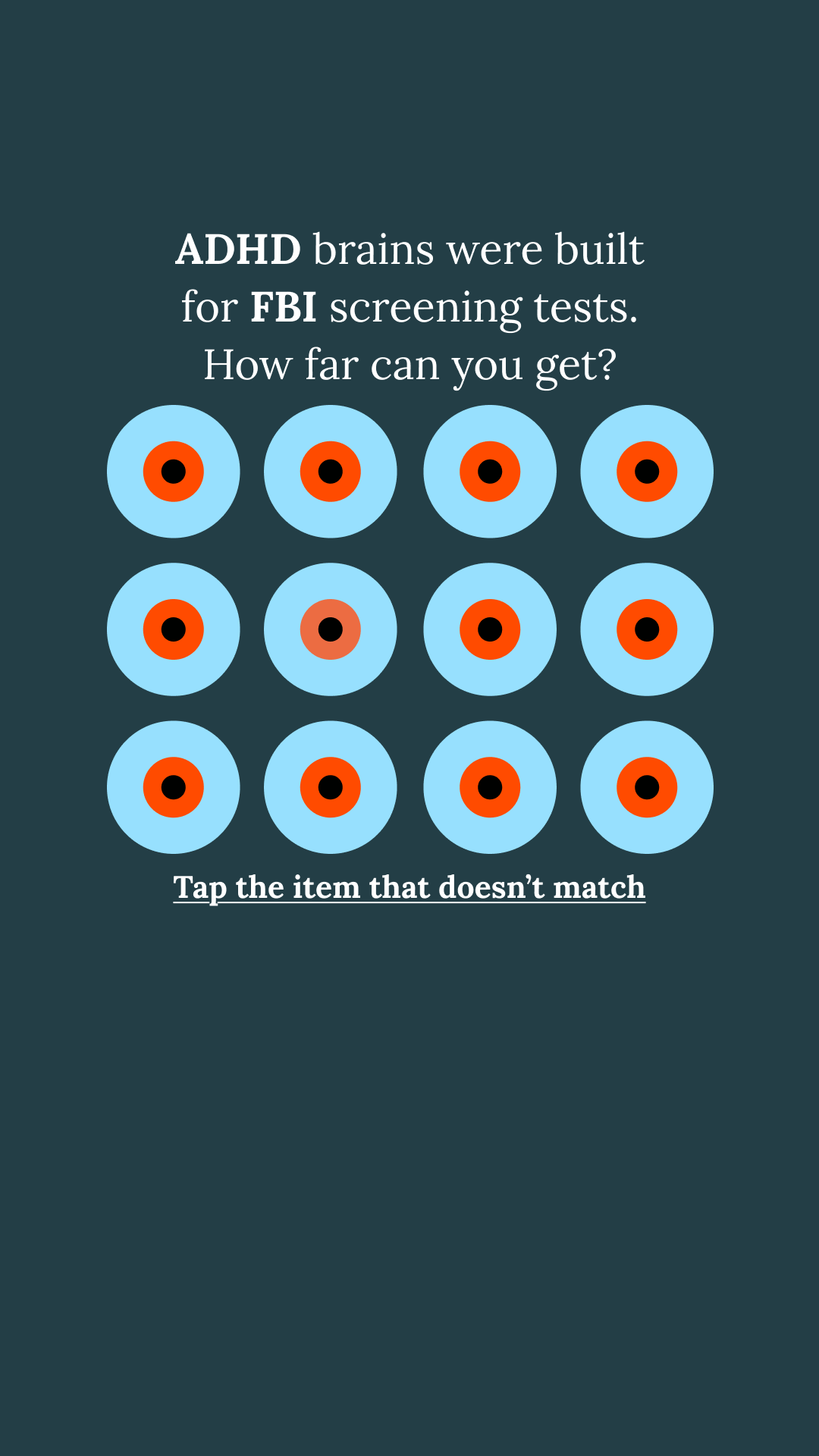 Brain Health Check Facebook ad