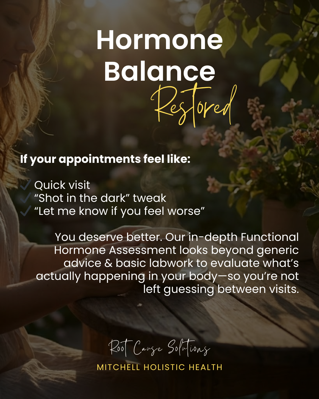 Mitchell Holistic Health Facebook ad
