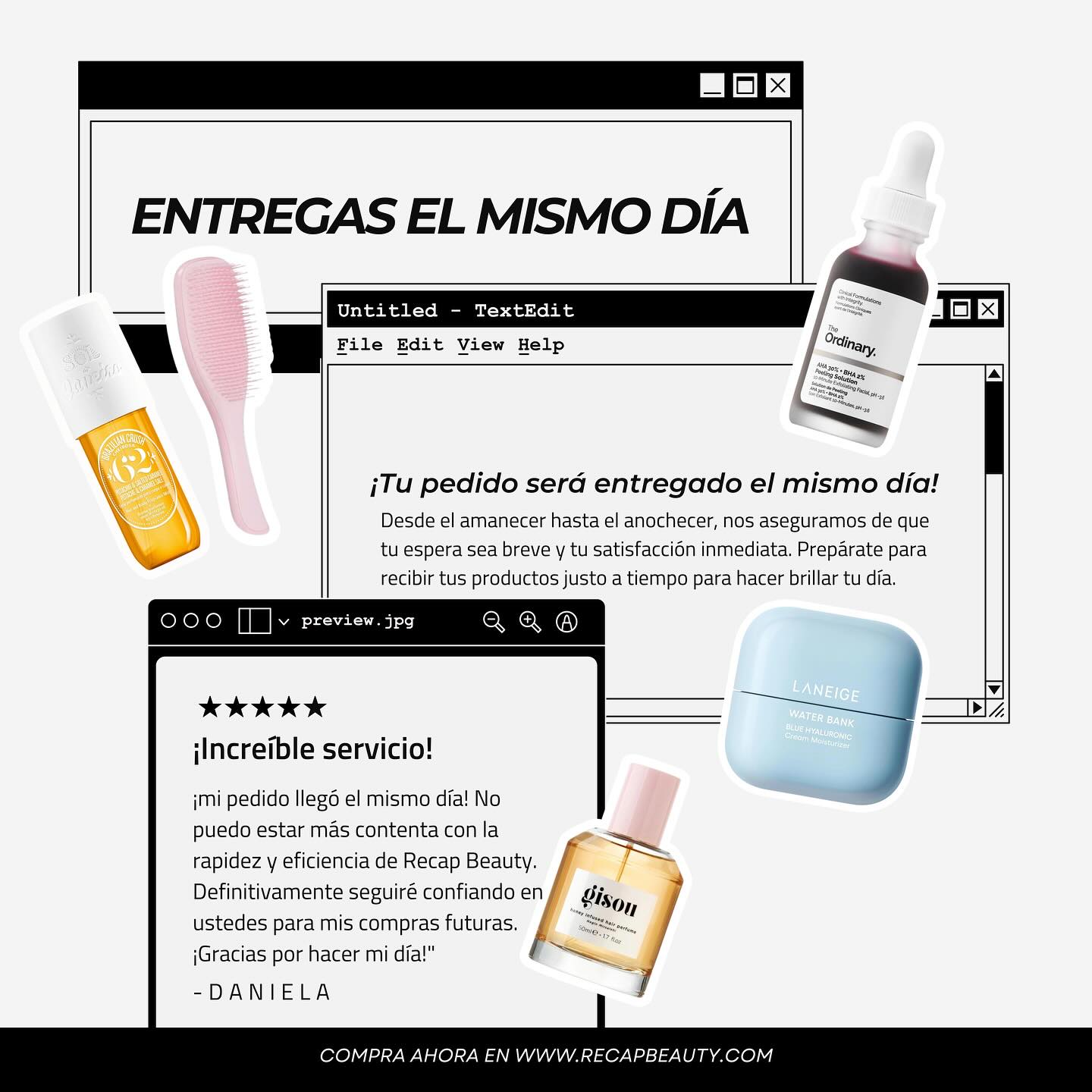 Recap Beauty Facebook ad
