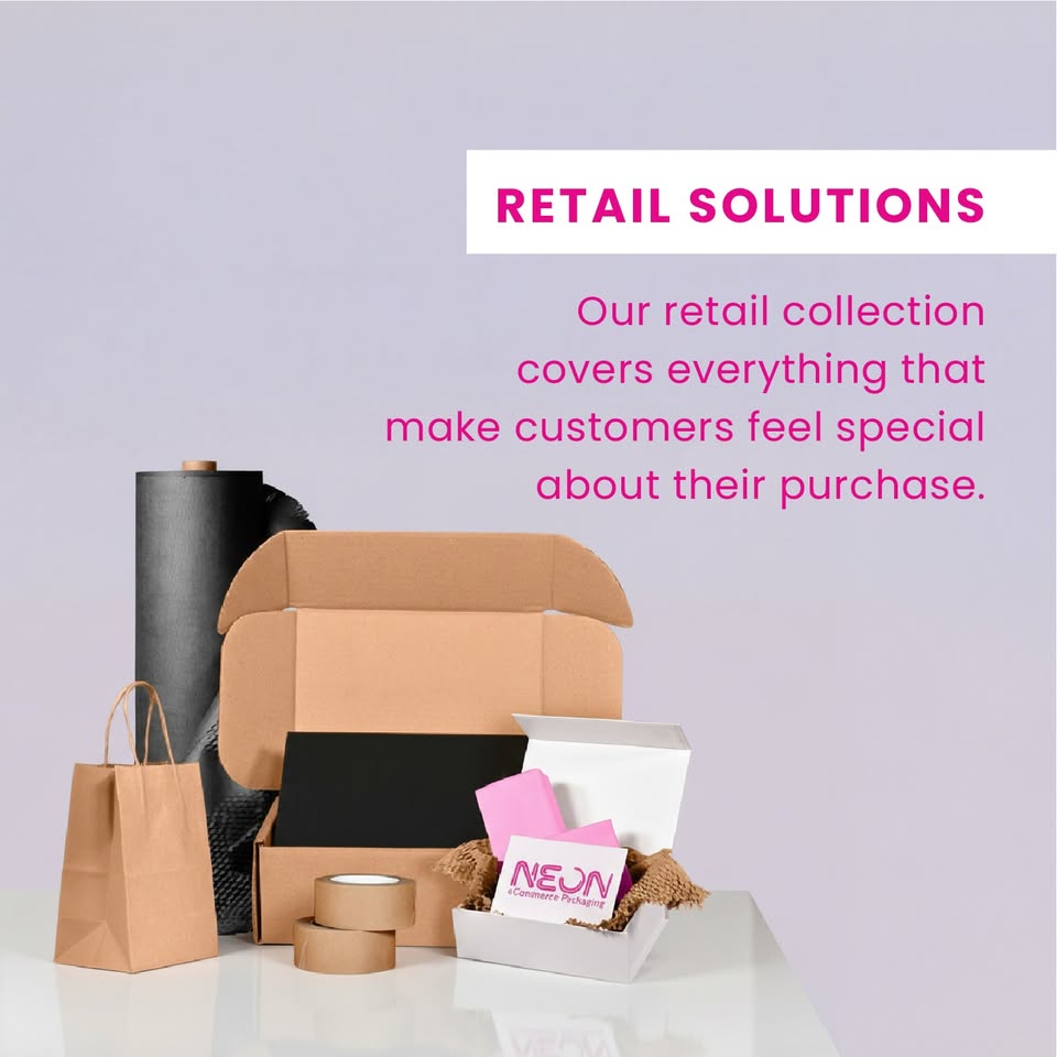 NEON eCommerce Packaging Facebook ad: Best packaging supplies in Sydney with a focus…