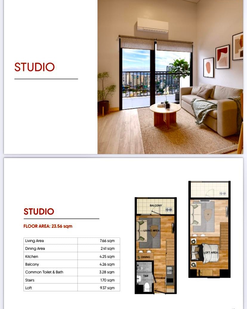 Modan Lofts Ortigas Hills & The Hive by Jackilyn Pascual Facebook ad: We have studio unit