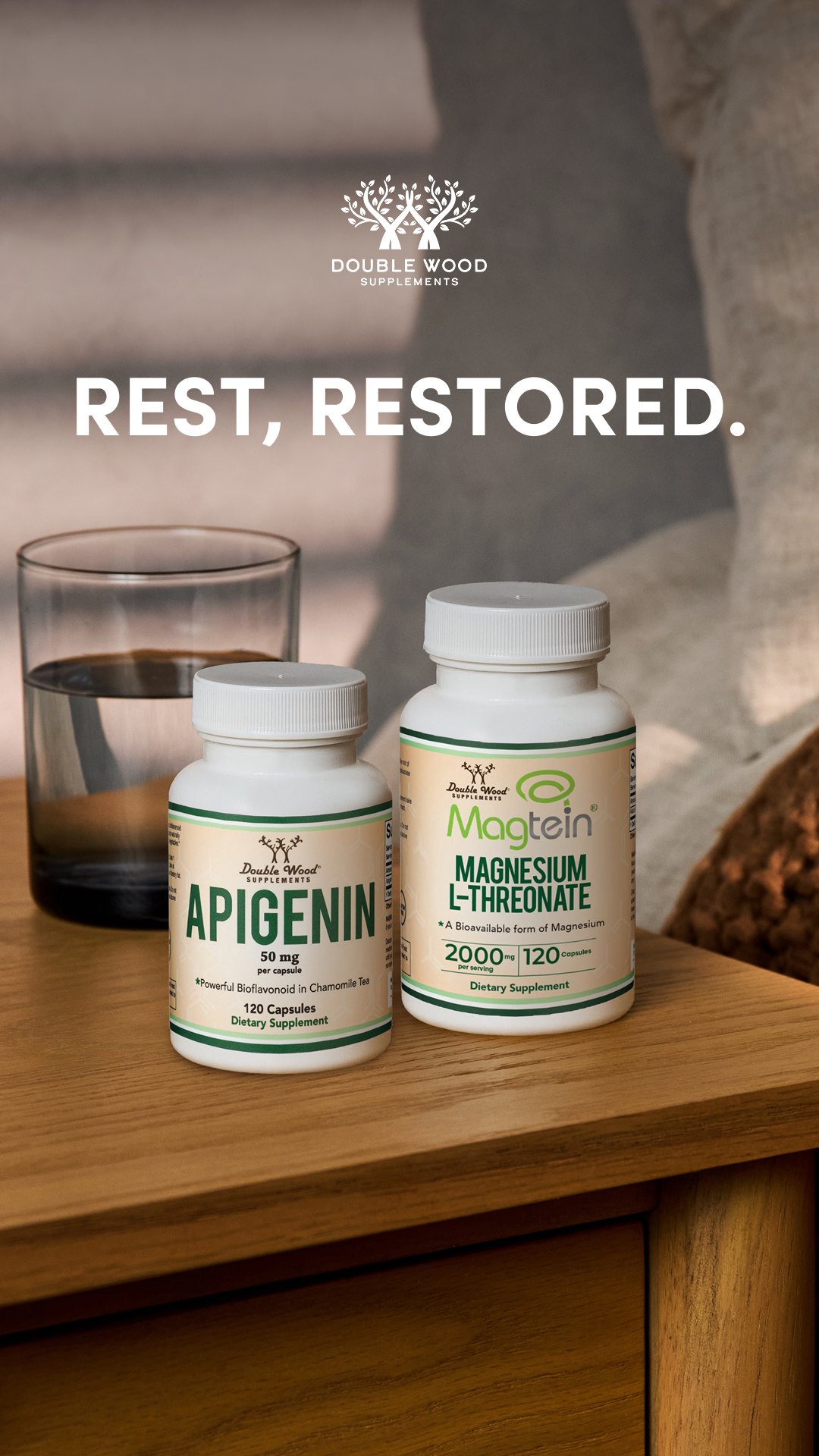 Double Wood Supplements Facebook ad