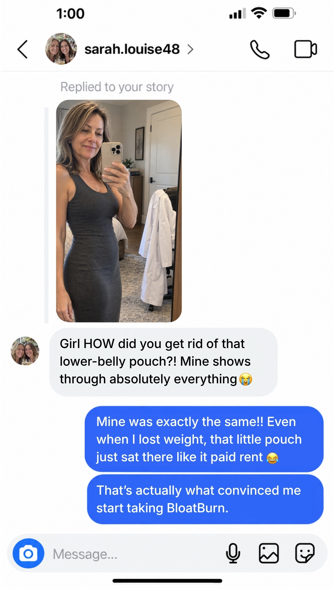 Amanda Thomson Facebook ad: Drop the Lbs in weeks!
