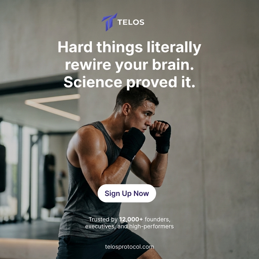 Telos Facebook ad: A Habit System Built on Your Values