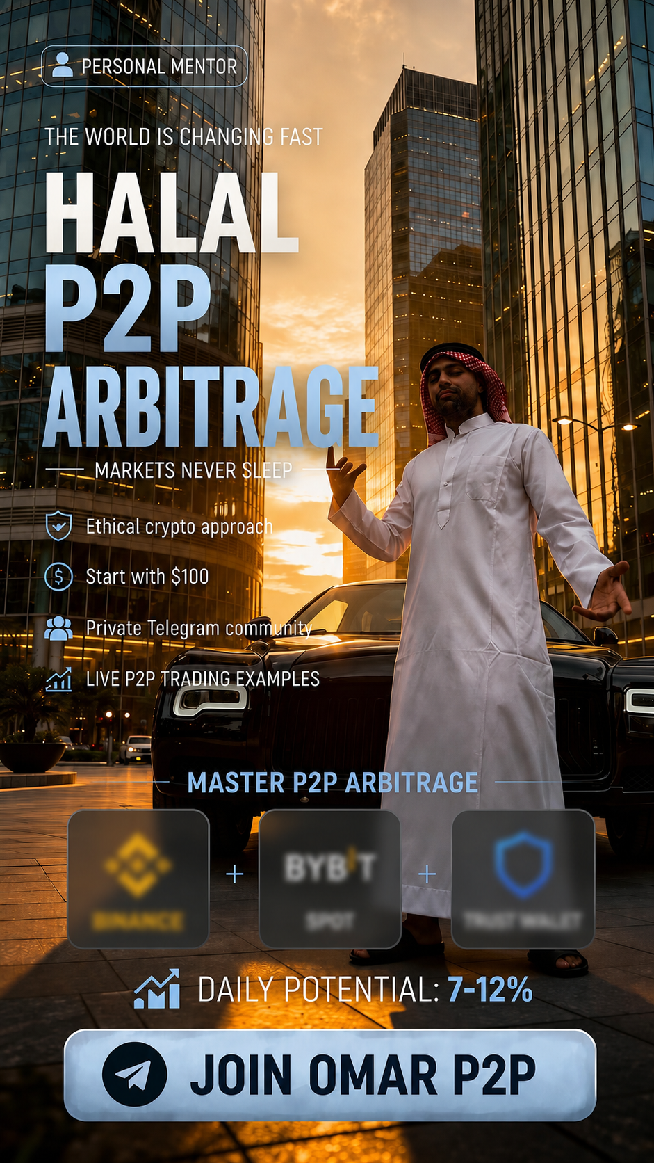Omar P2P Facebook ad: Omar | P2P Trade