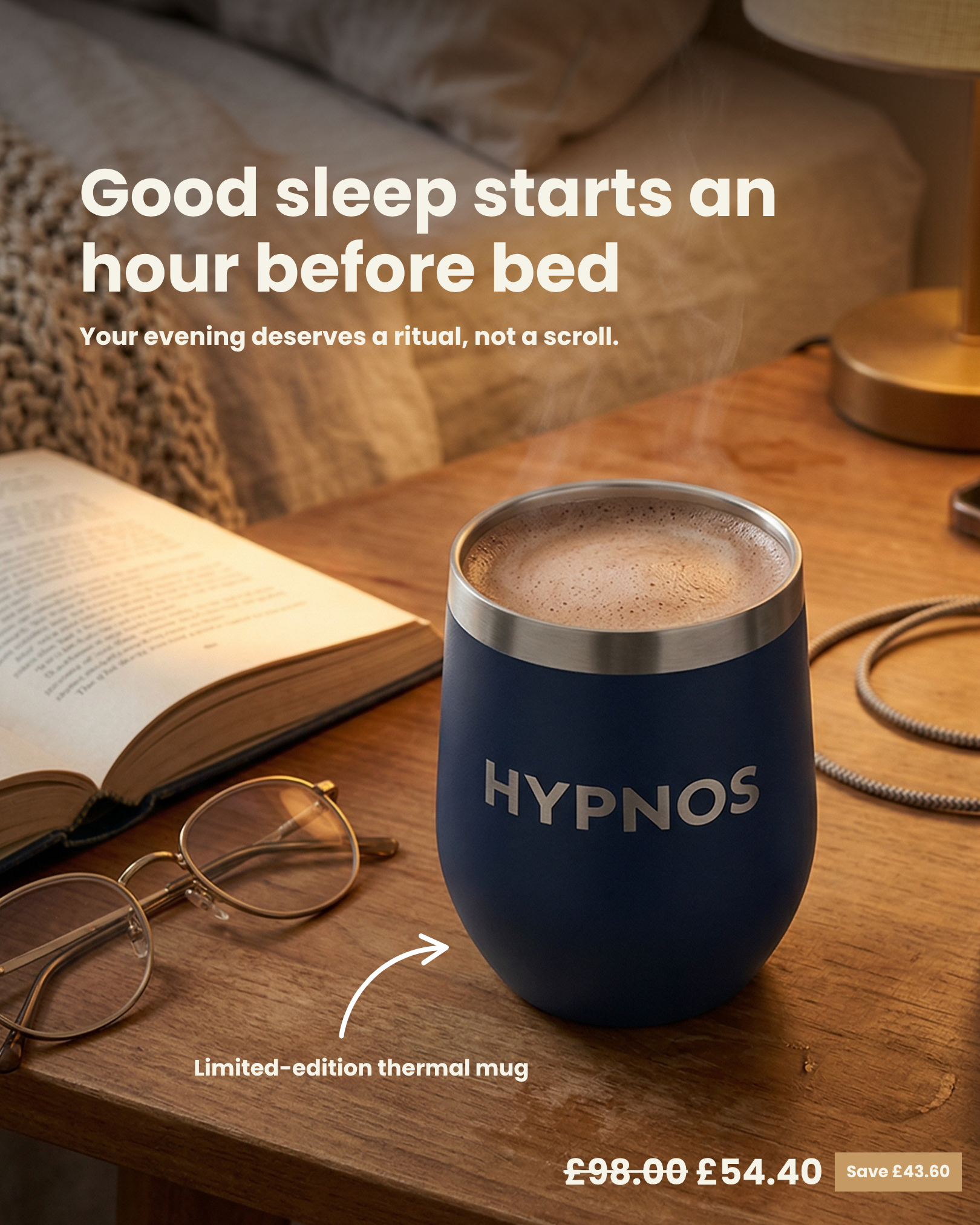 No Ordinary Moments Superfoods Facebook ad: For when your brain won't shut off