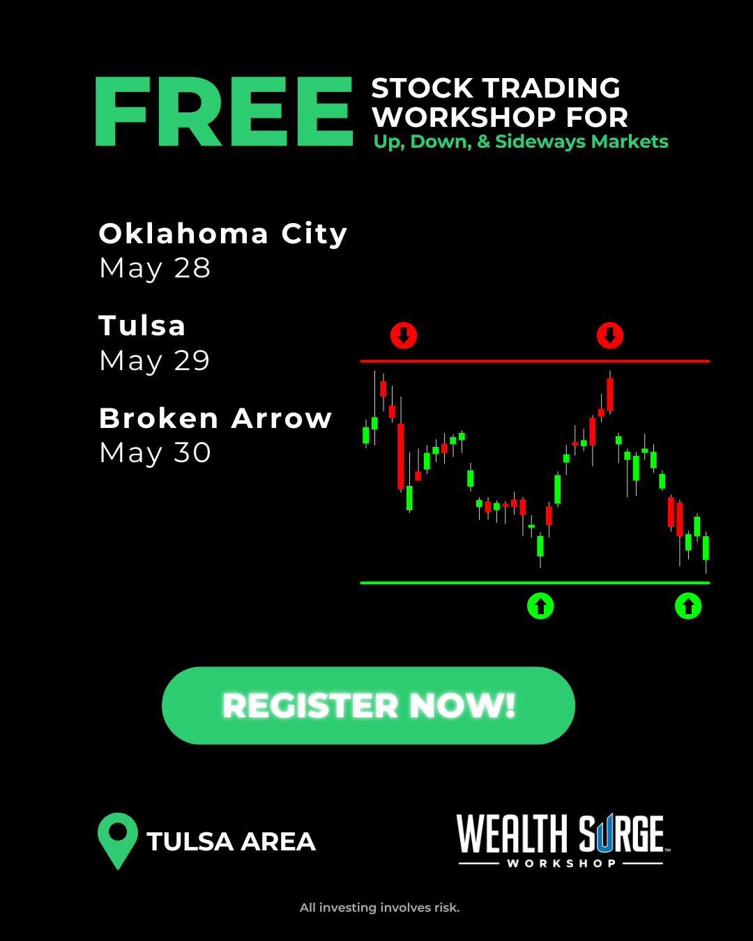 Wealth Surge Workshop Facebook ad