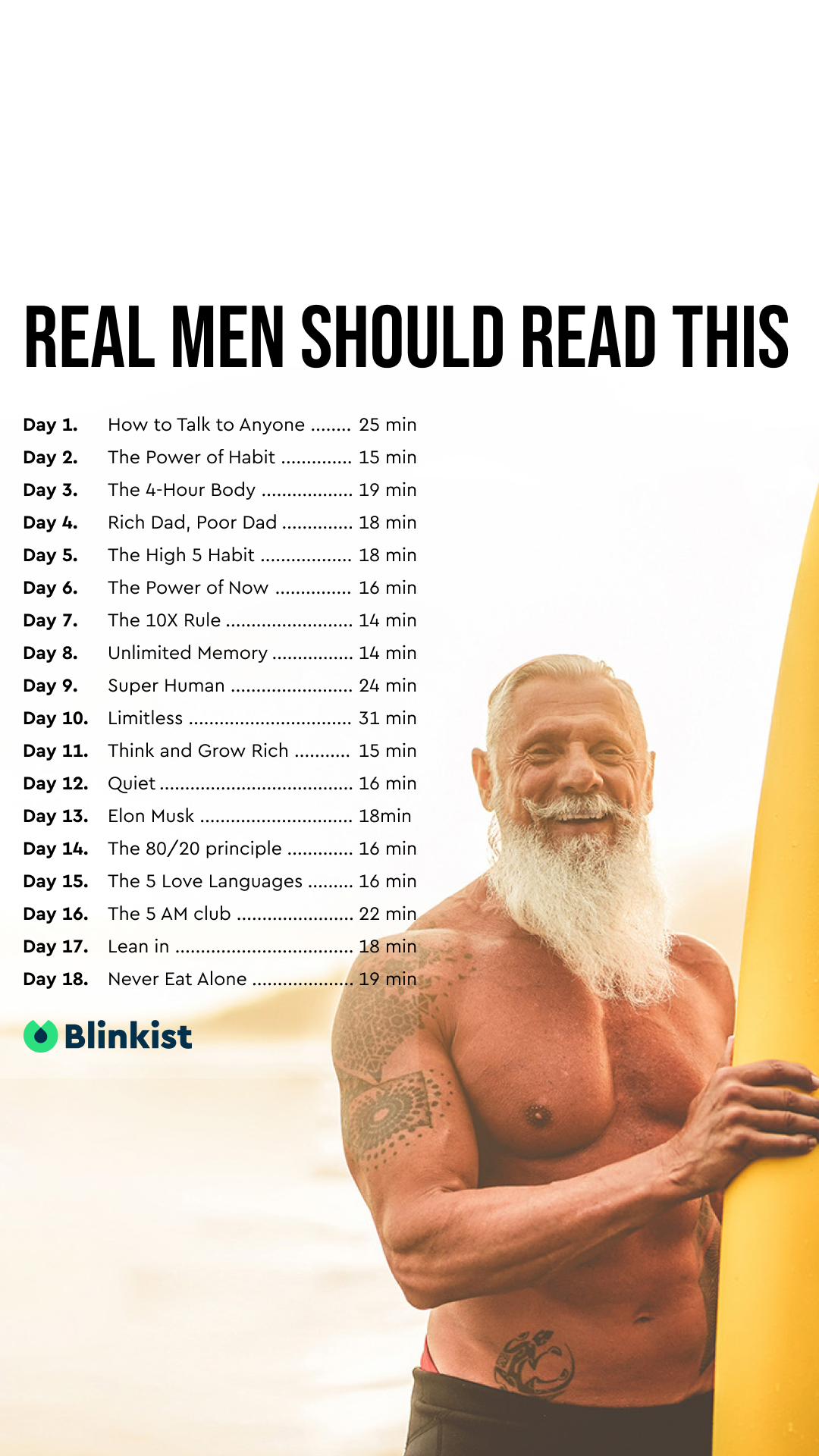 Blinkist Facebook ad