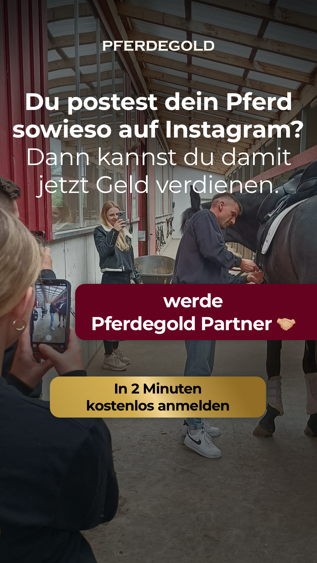 Pferdegold Facebook ad from Mar 19, 2026