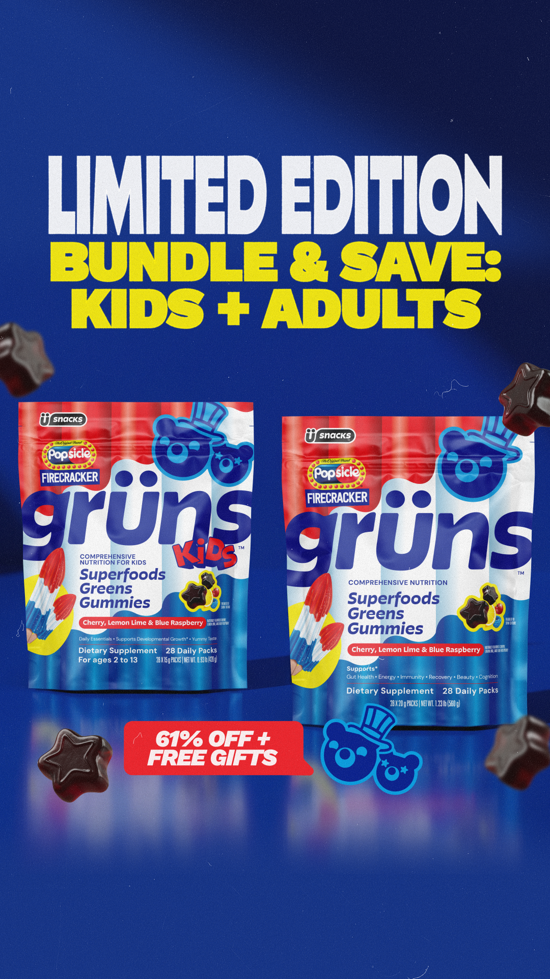 Grüns Kids Facebook ad