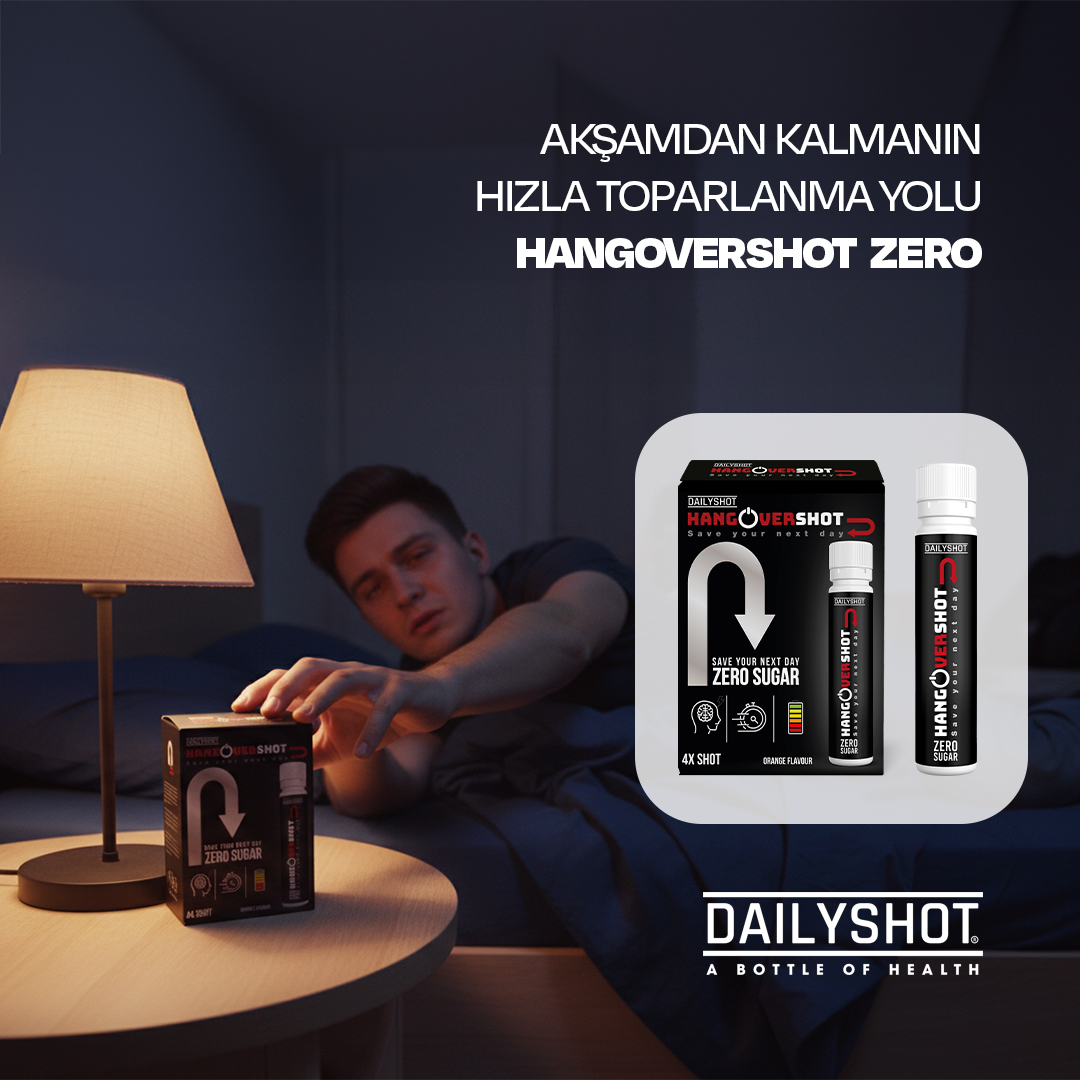 DailyShot Facebook ad: HangoverShot’la Sabahın Zorluğunu Geride Bırak, Güne…