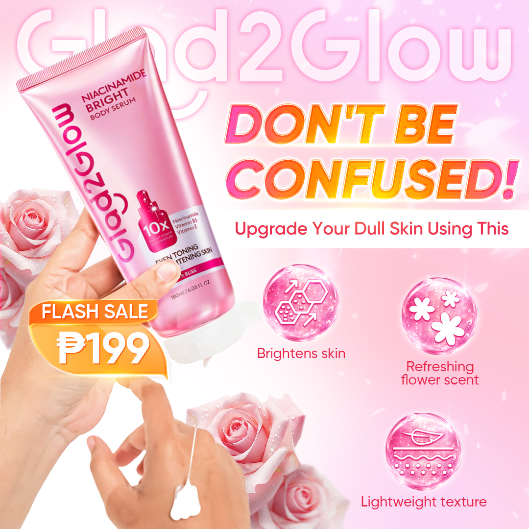 Glad2Glow'Philippines Facebook ad