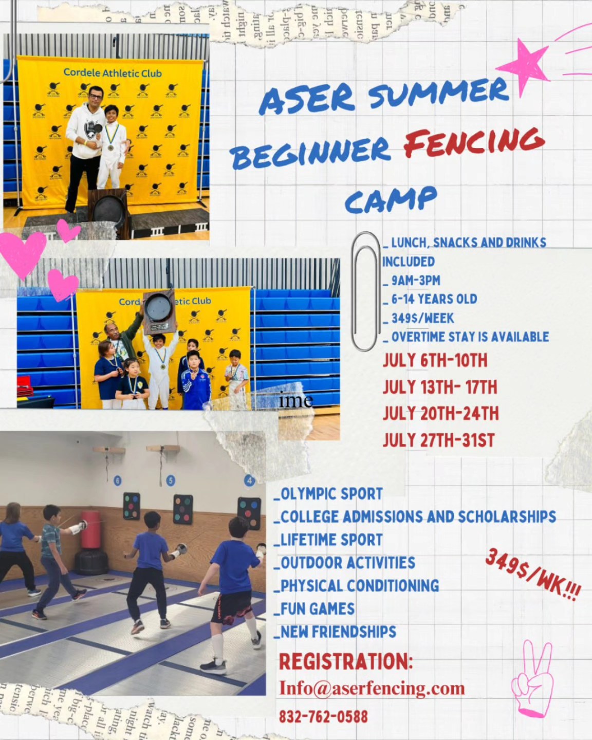 ASER Fencing Academy Facebook ad