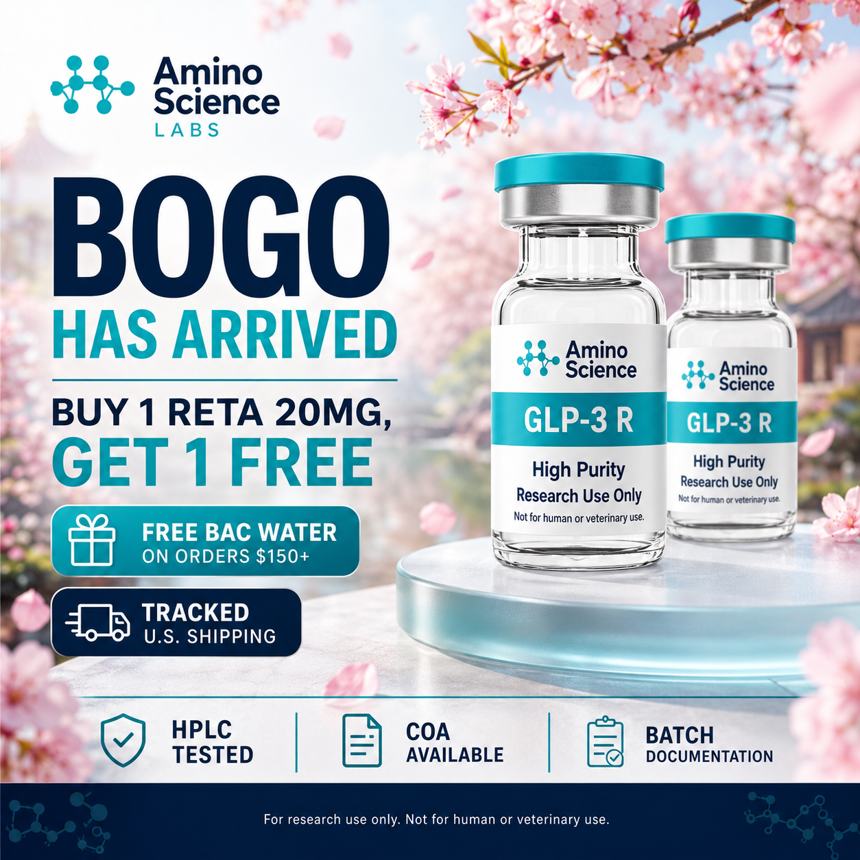 Amino Science Labs Facebook ad