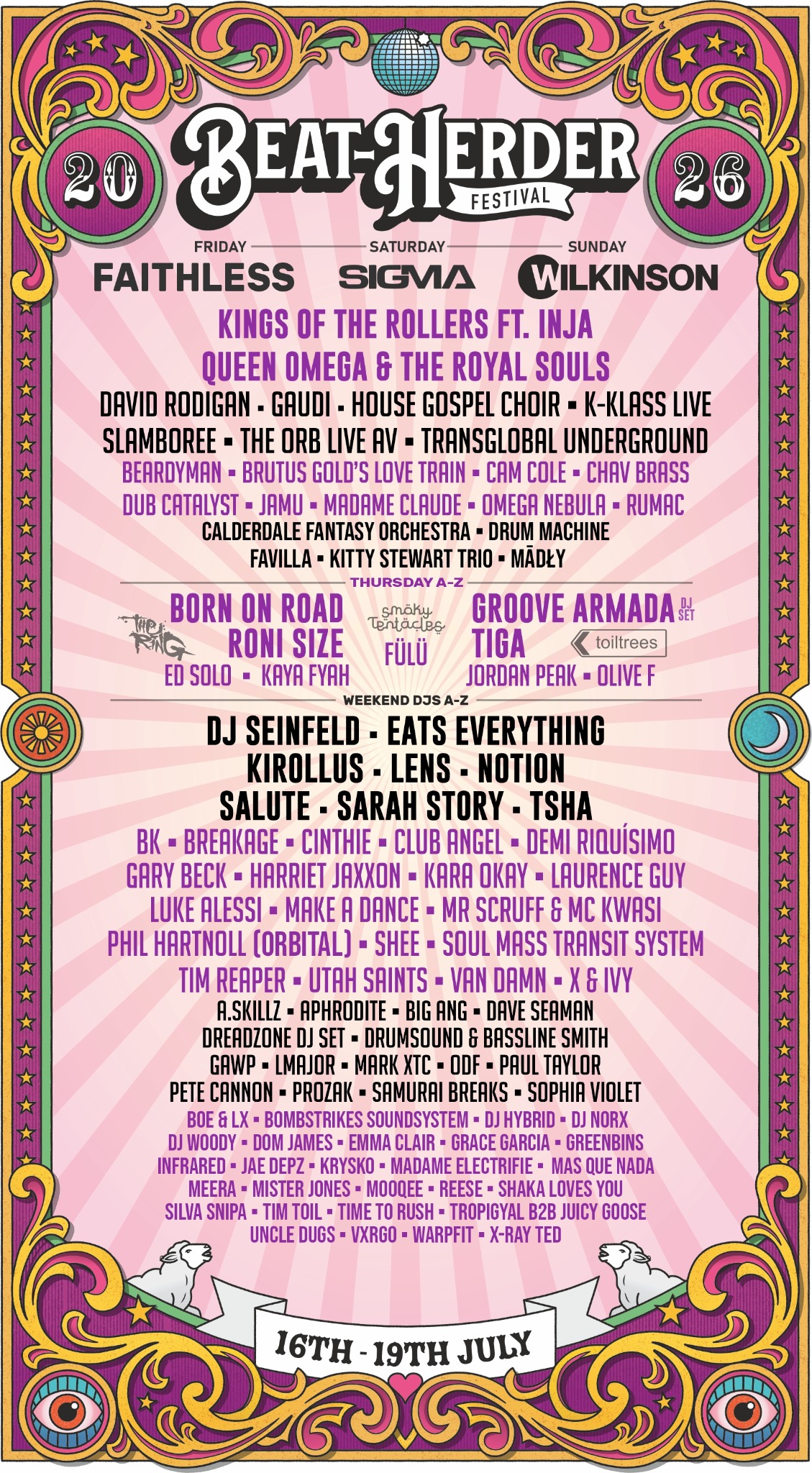 The Beat-Herder Festival Facebook ad